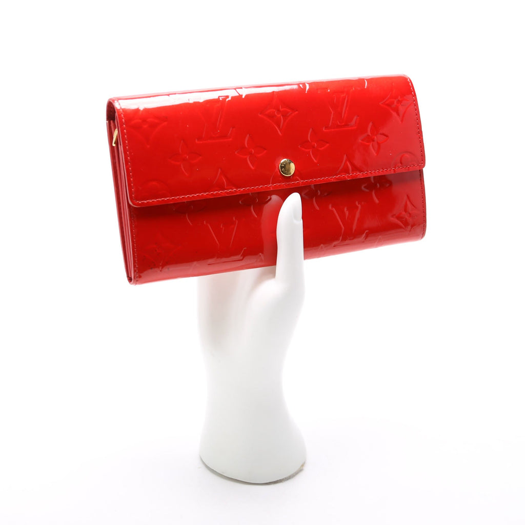Sarah Wallet Vernis Red