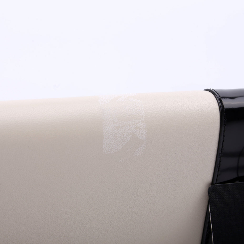 SAINT LAURENT 753883 Cassandre Flap Pouch White/Black