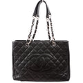 Grand Shopping Tote Caviar Black