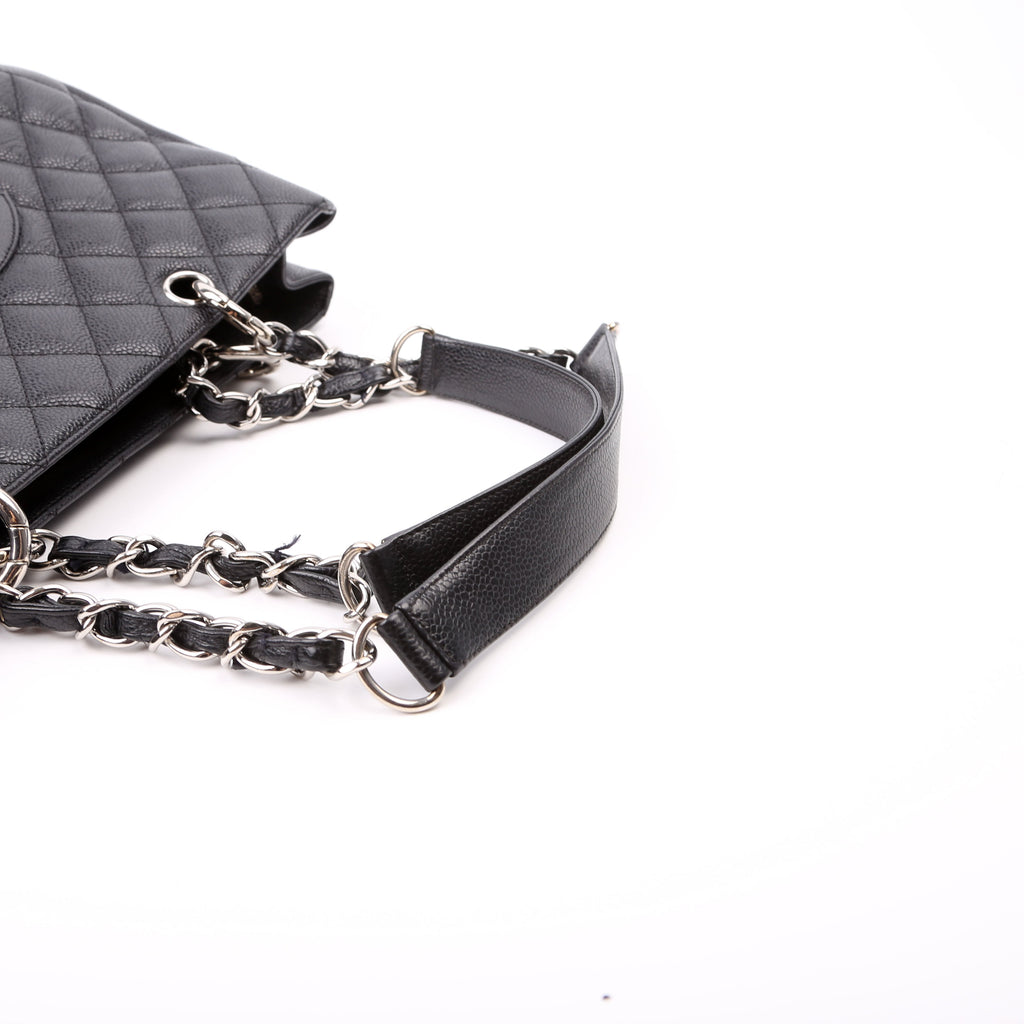 Grand Shopping Tote Caviar Black