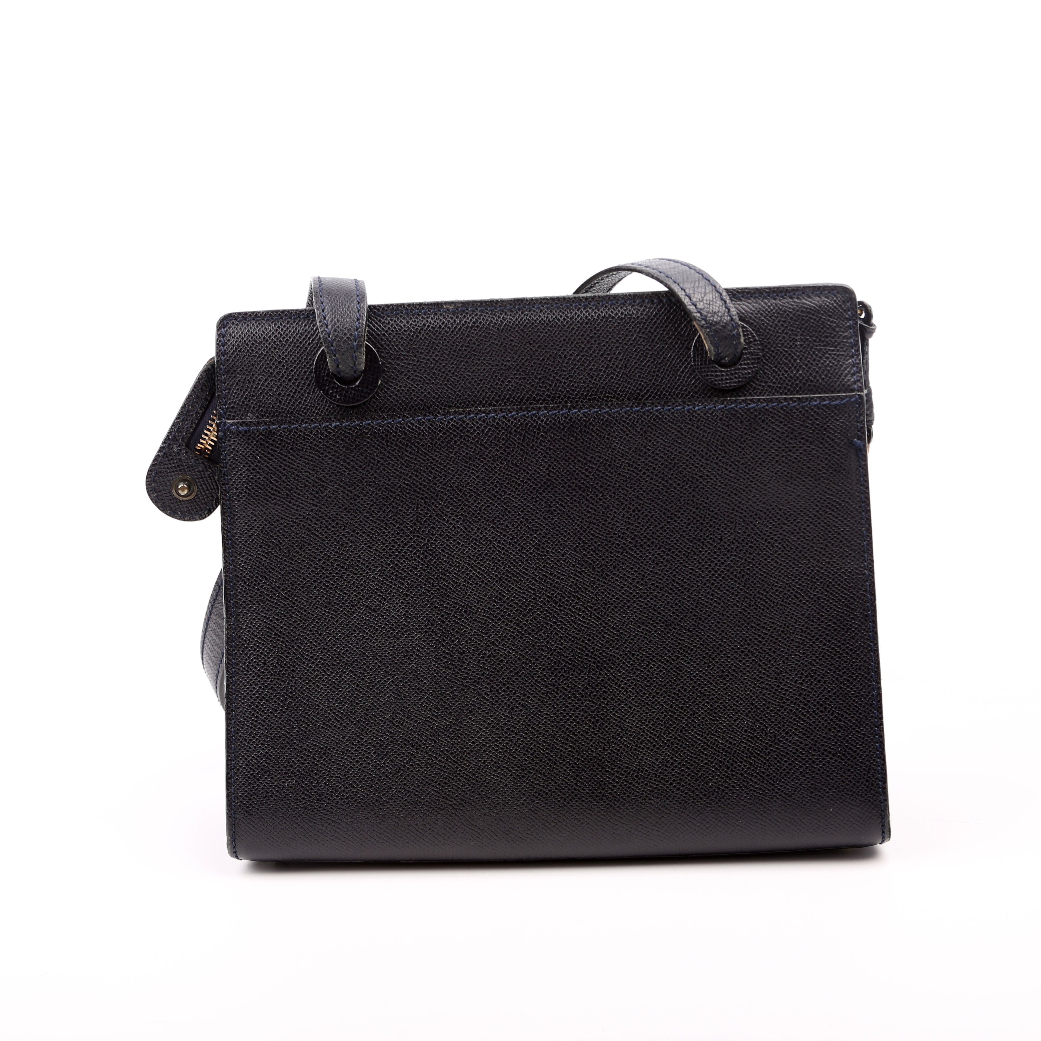 Logo Vintage Small Tote Black