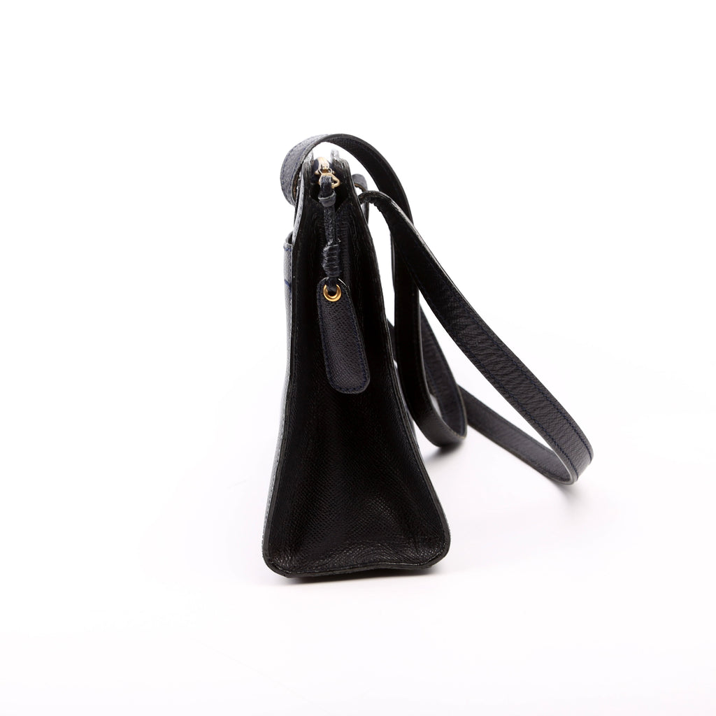 Logo Vintage Small Tote Black
