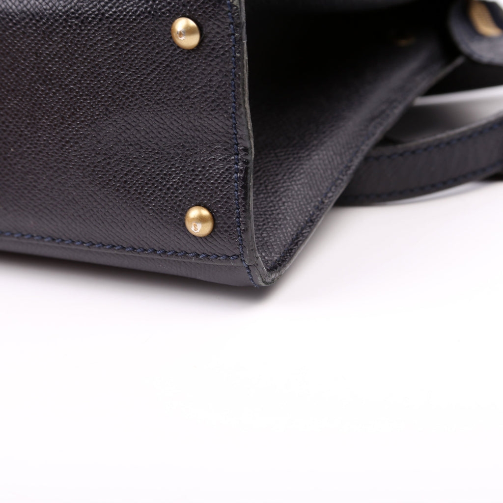 Logo Vintage Small Tote Black