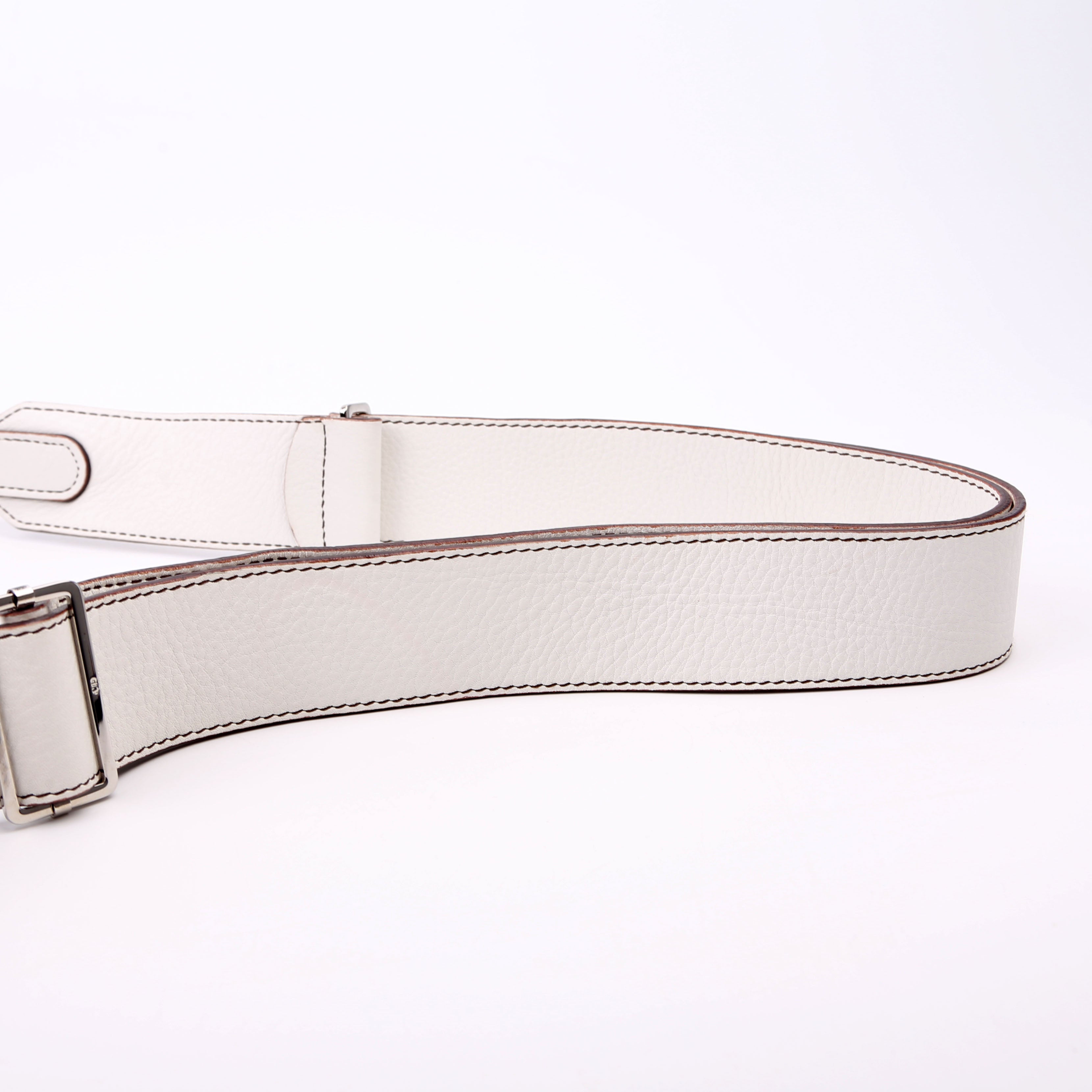 Baudrier Saddle Bag Leather White