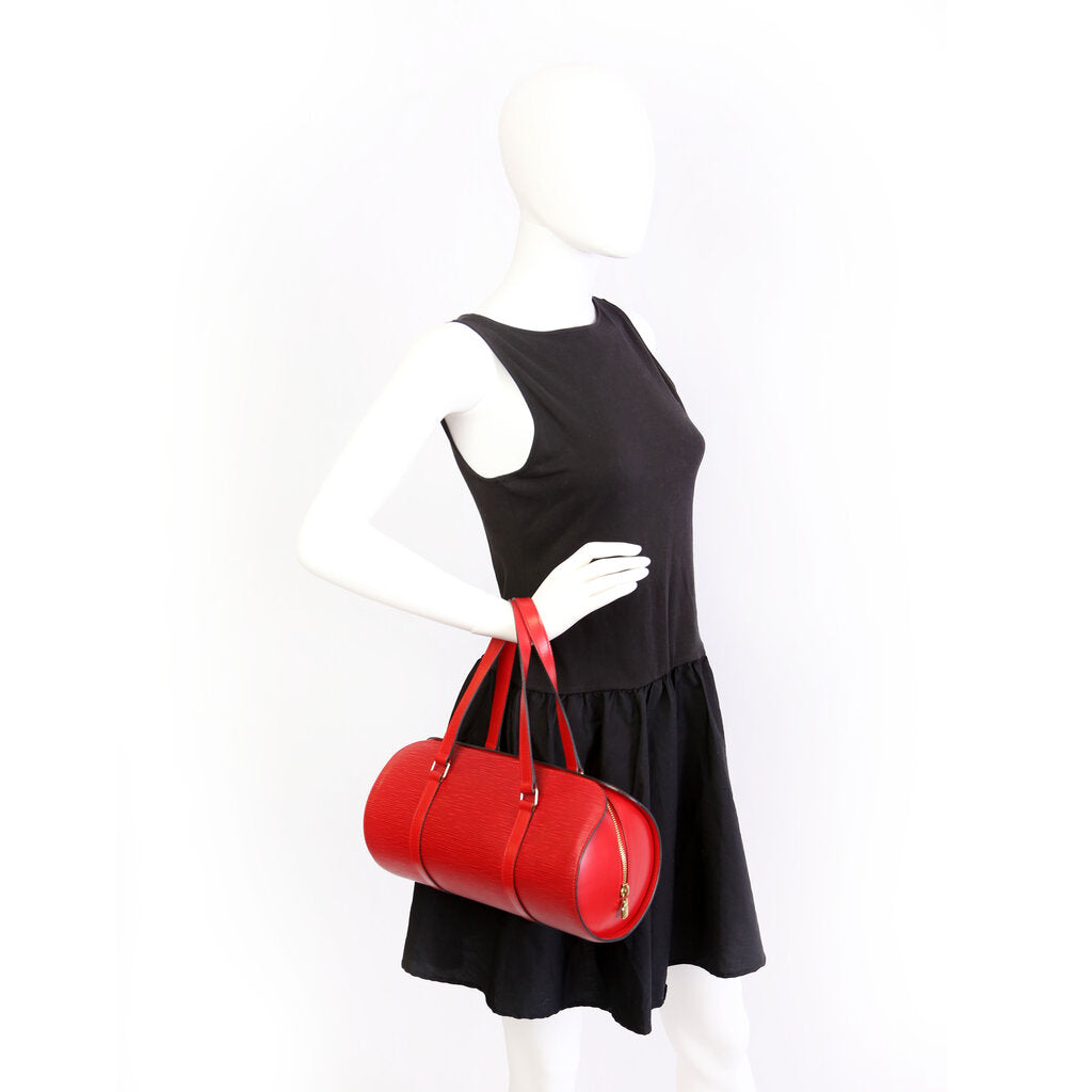 Soufflot With Pouch Epi Red