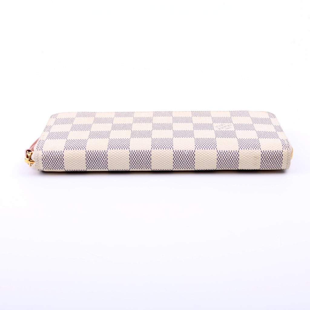 Clemence Wallet Damier Azur Pink