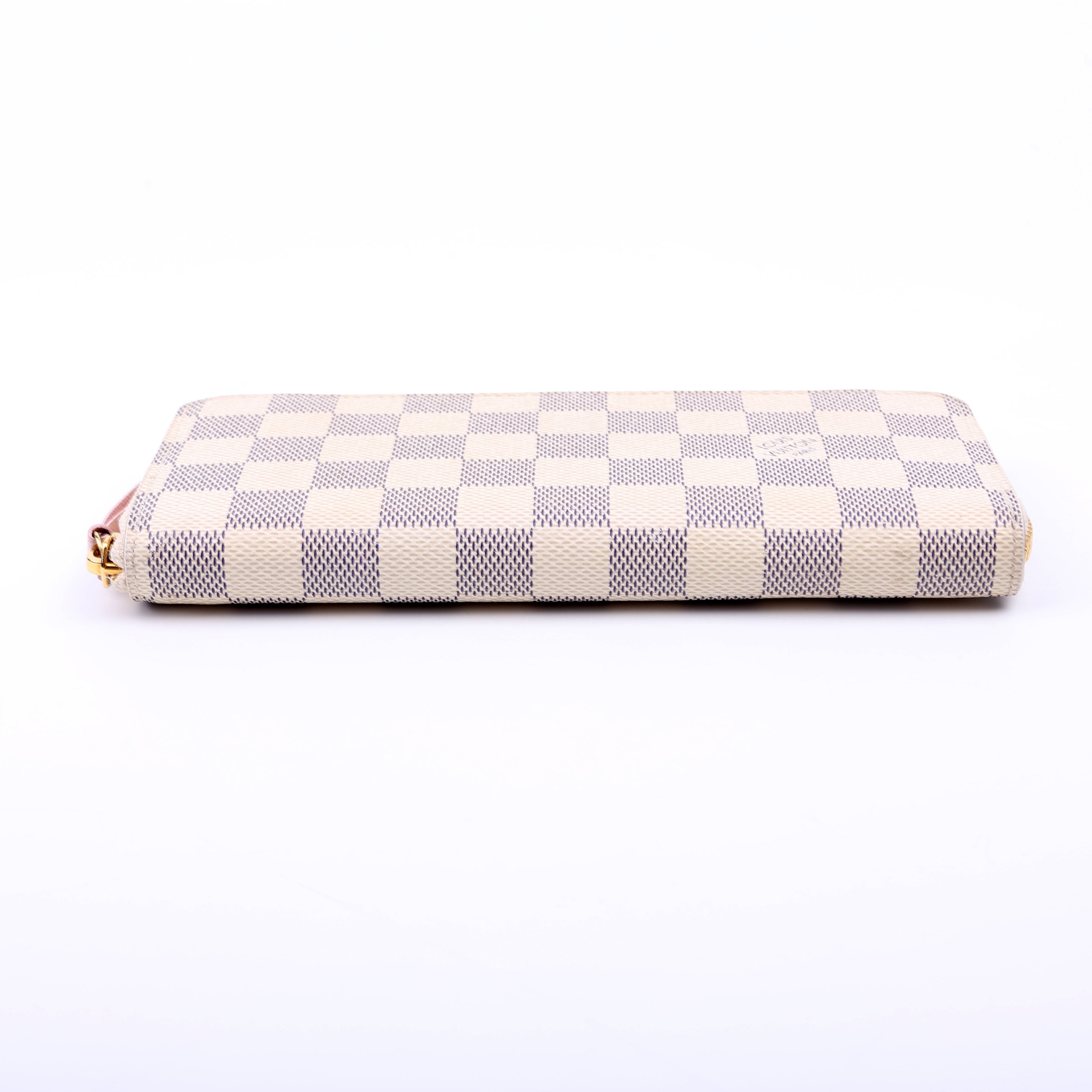 Clemence Wallet Damier Azur Pink