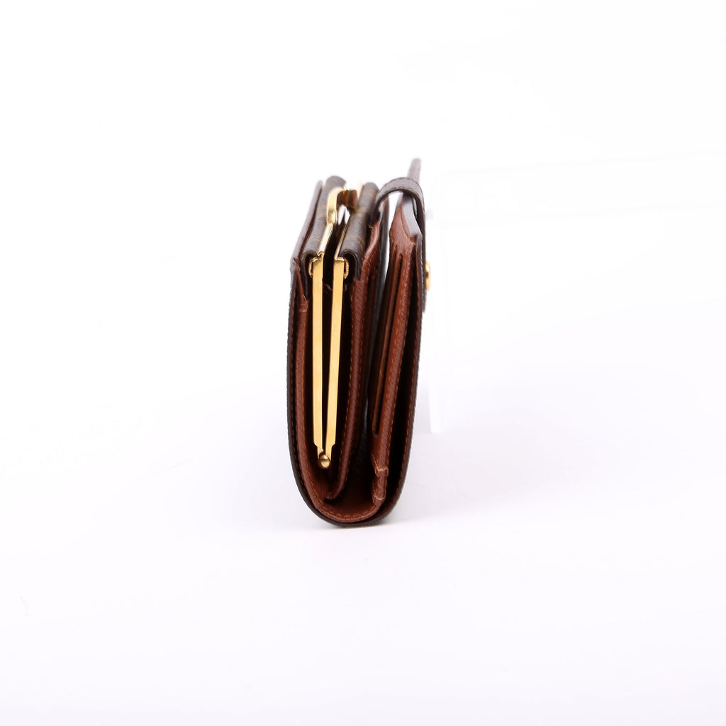 French Purse Wallet Monogram Brown