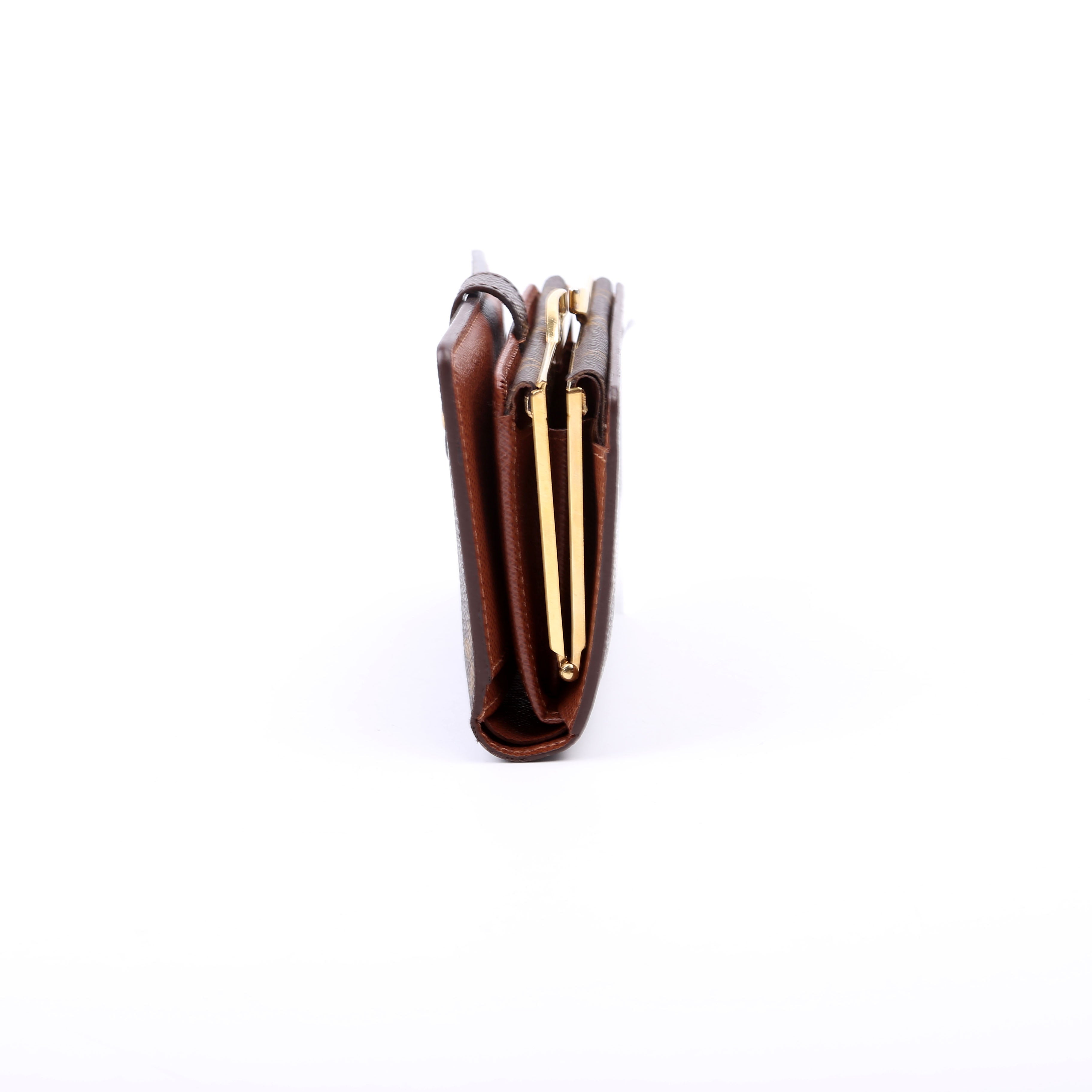 French Purse Wallet Monogram Brown