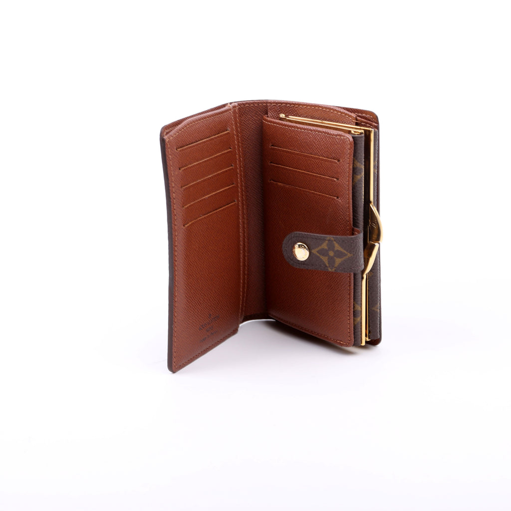 French Purse Wallet Monogram Brown