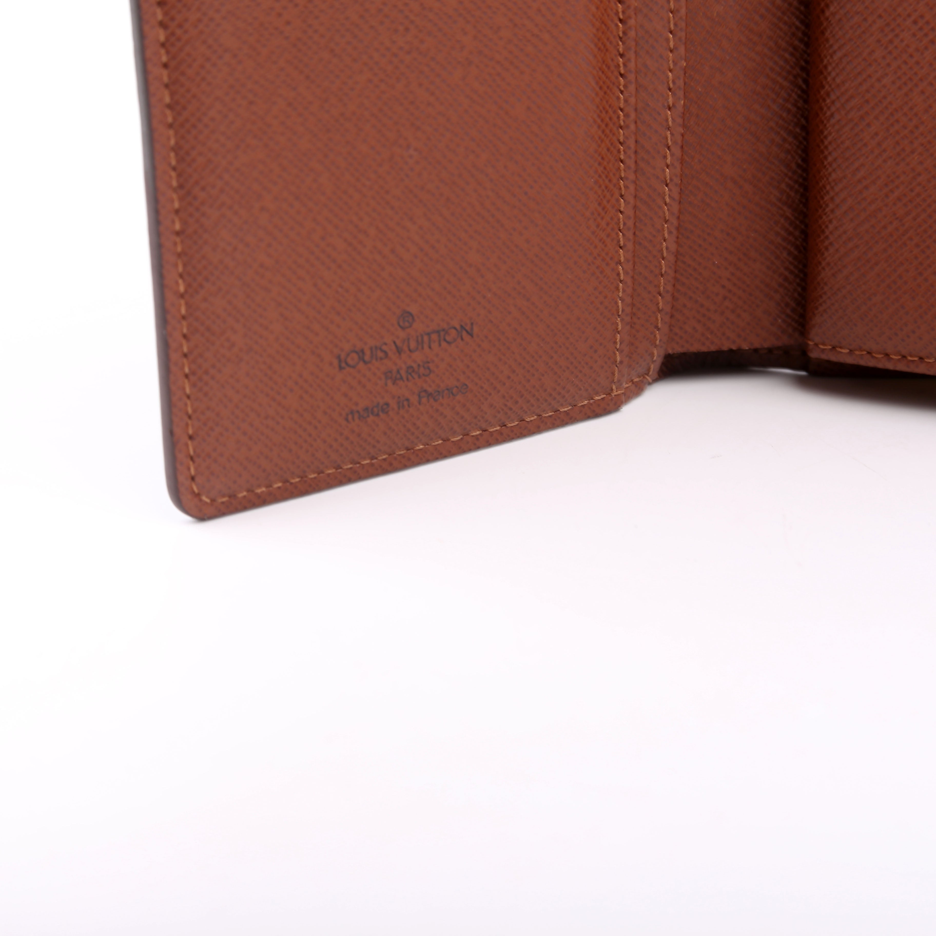 French Purse Wallet Monogram Brown