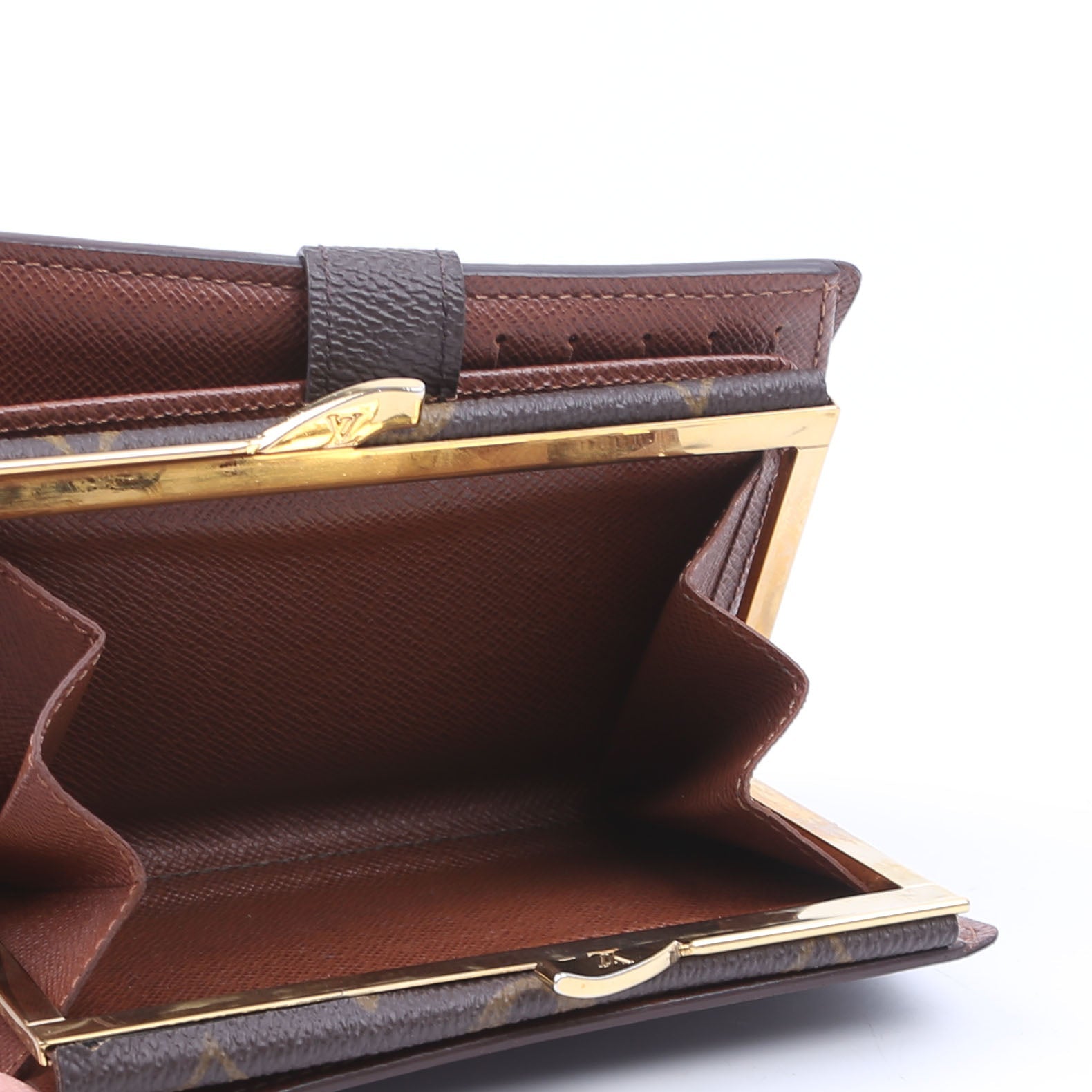 French Purse Wallet Monogram Brown