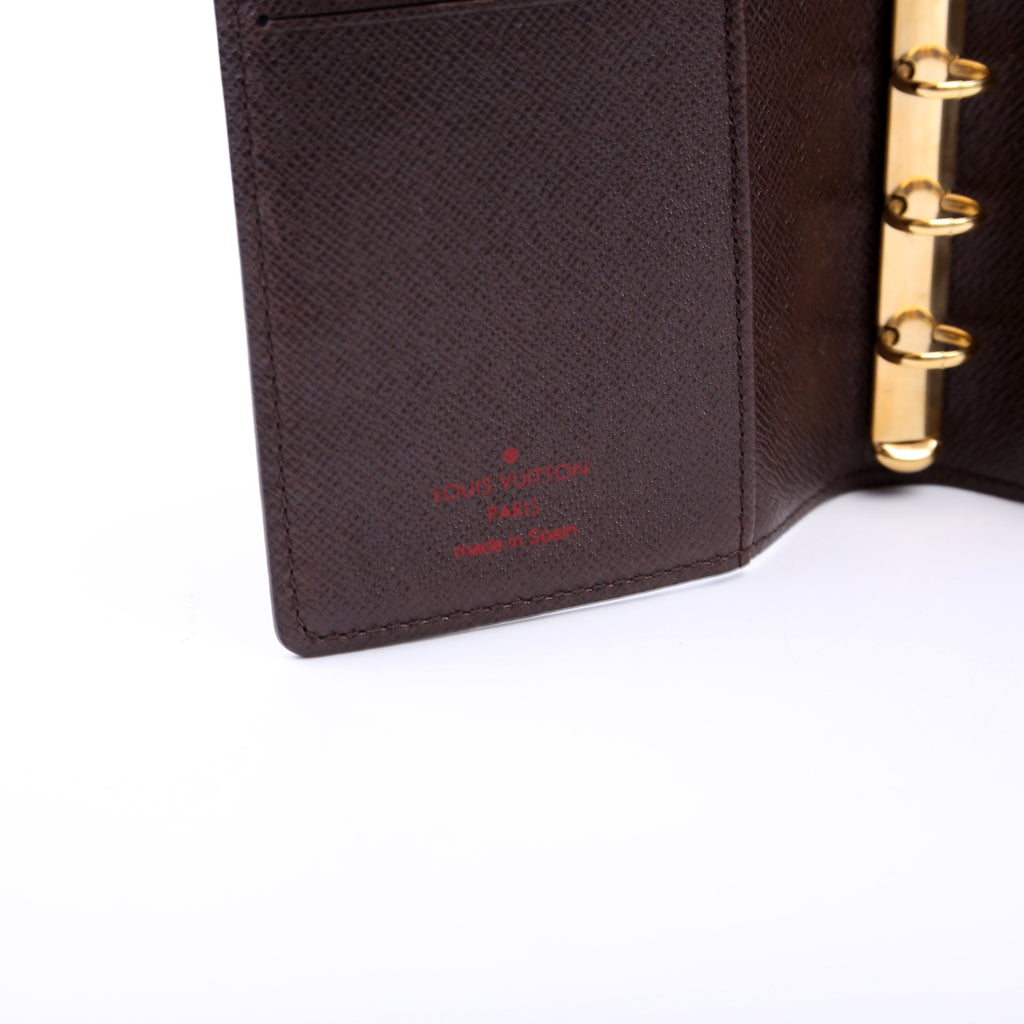 Agenda Small Ring Damier Ebene
