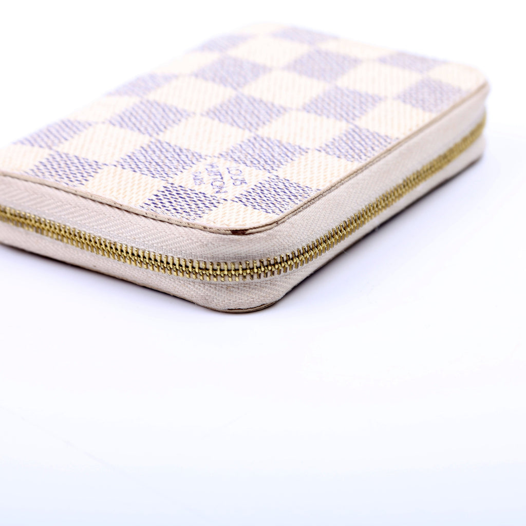 Zippy Coin Purse Damier Azur