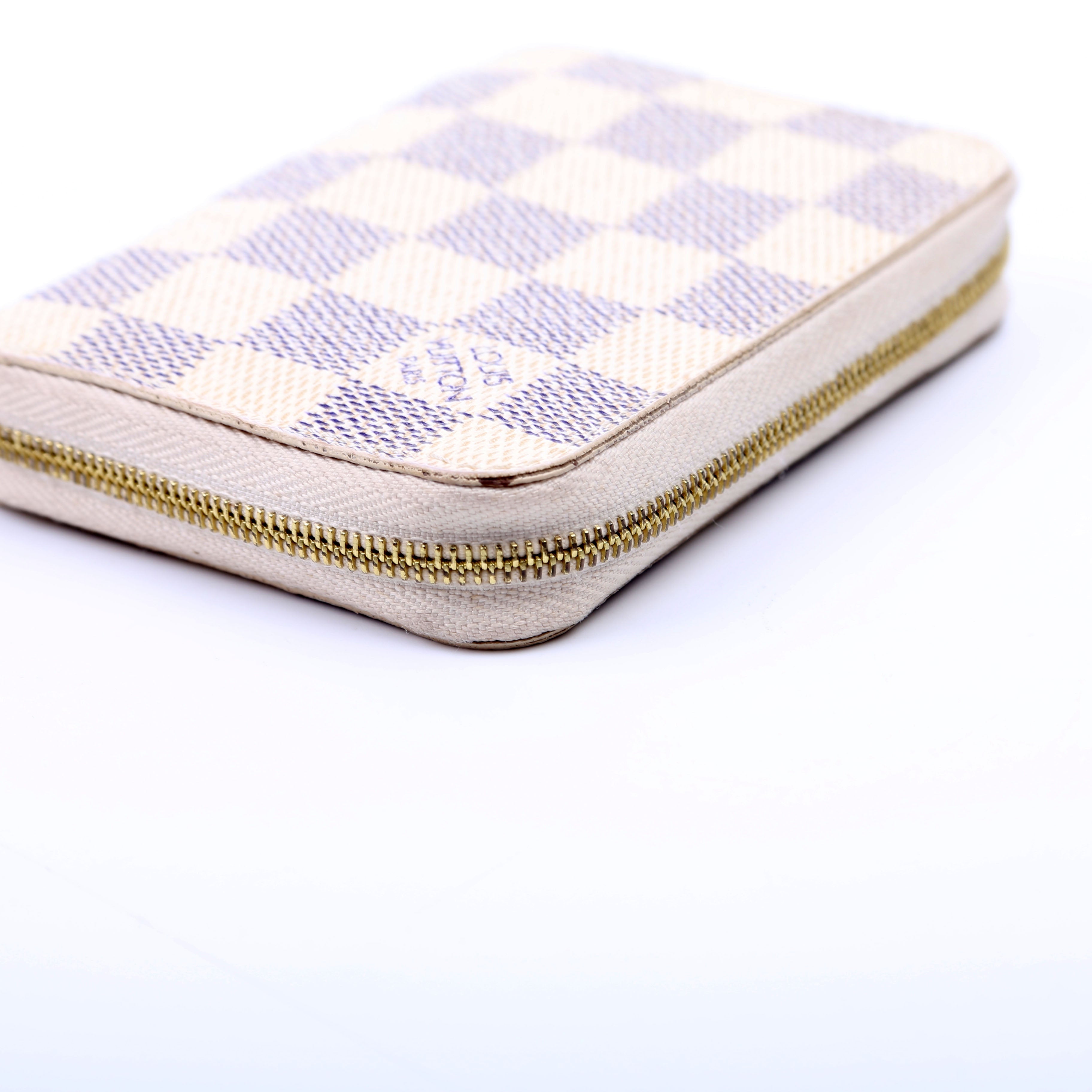 Zippy Coin Purse Damier Azur