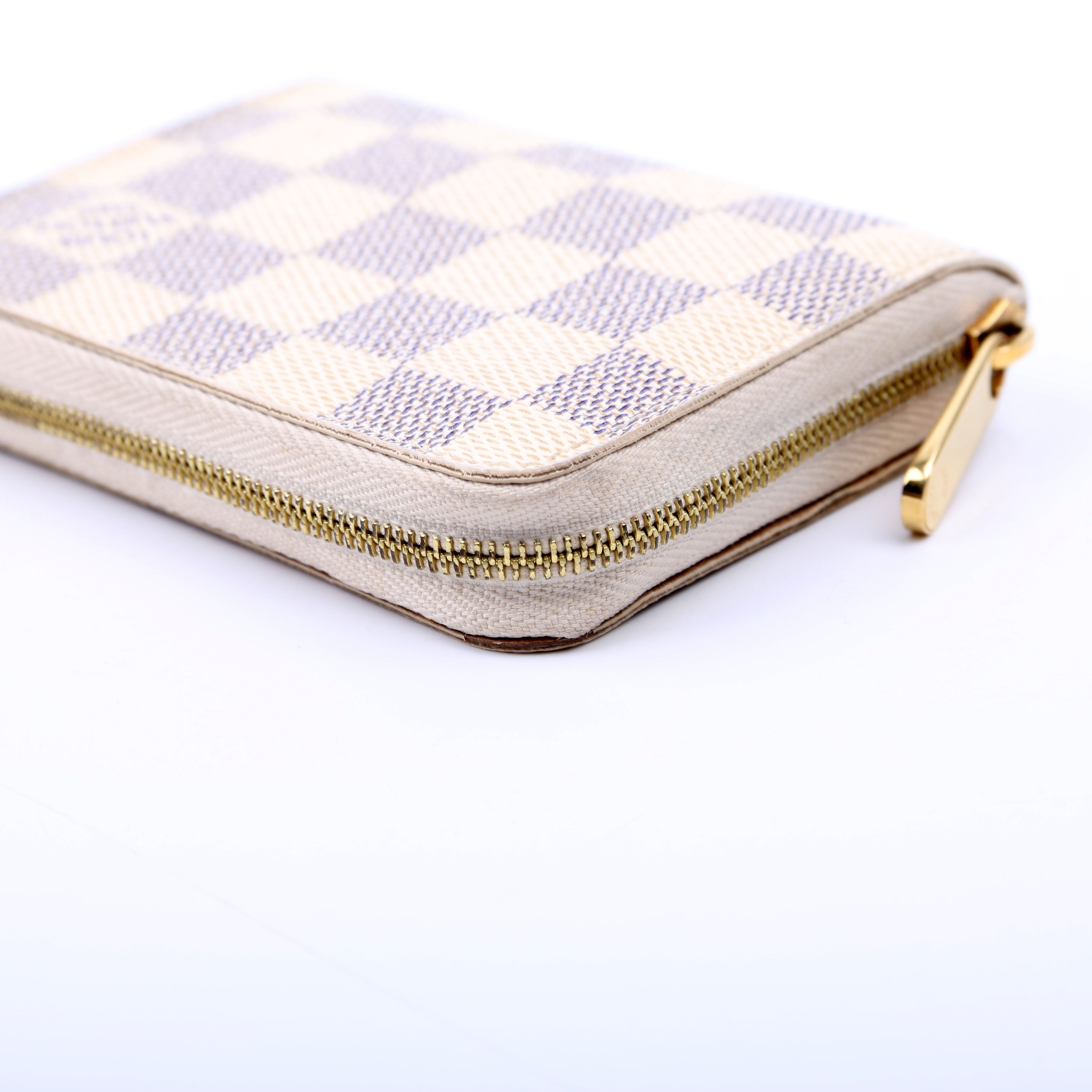 Zippy Coin Purse Damier Azur
