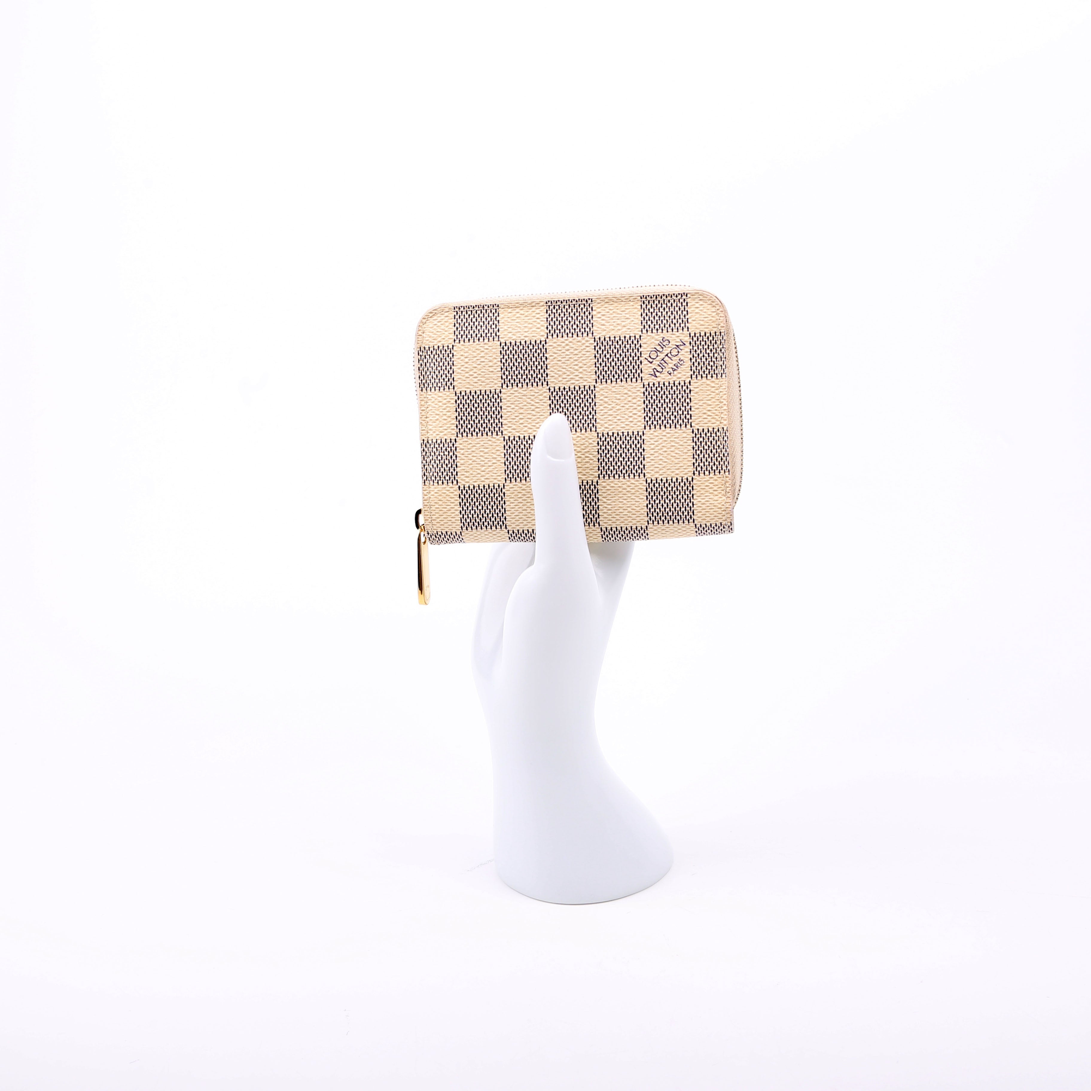 Zippy Coin Purse Damier Azur