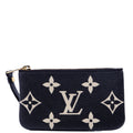 Pochette Cles New Model Bicolor Empreinte Black