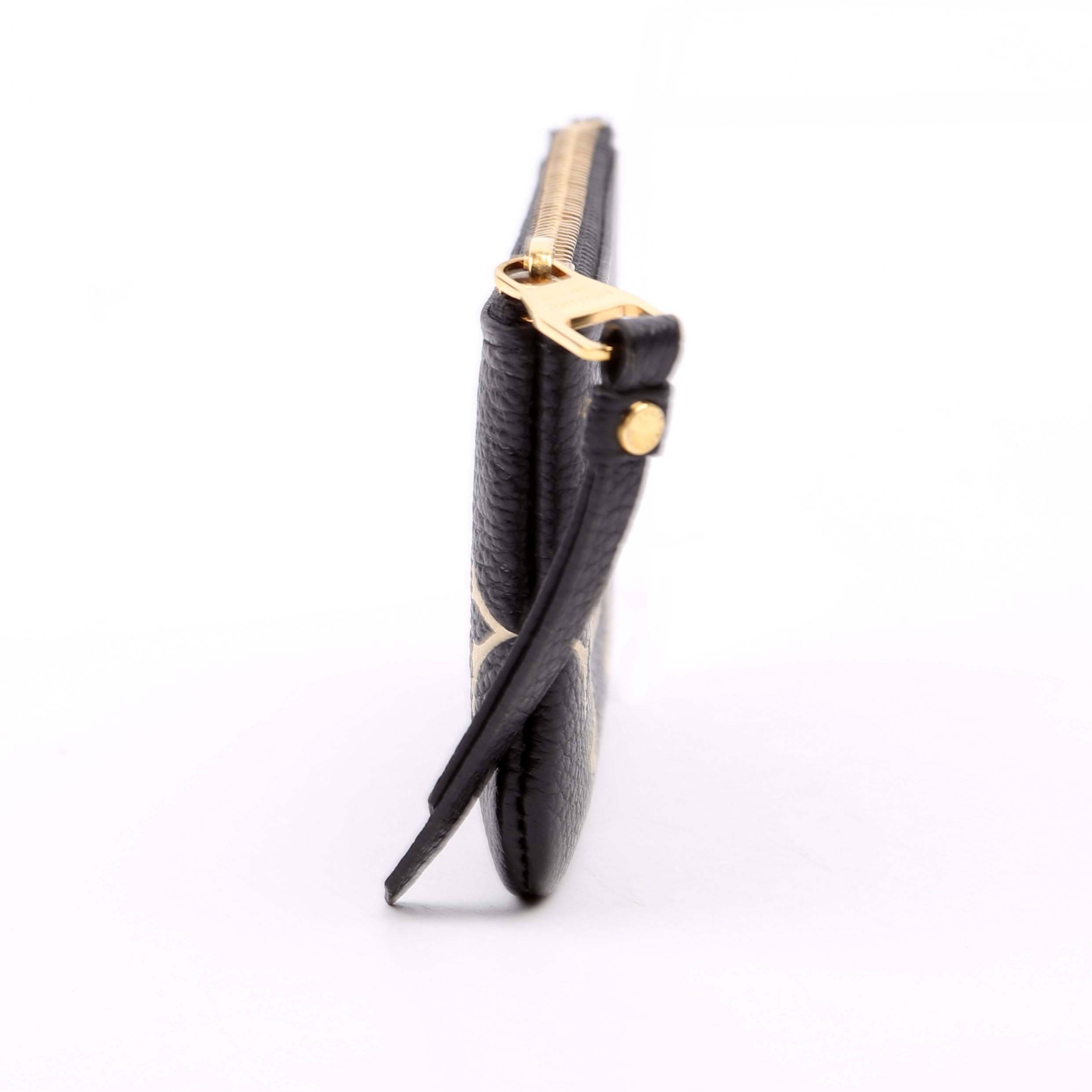 Pochette Cles New Model Bicolor Empreinte Black