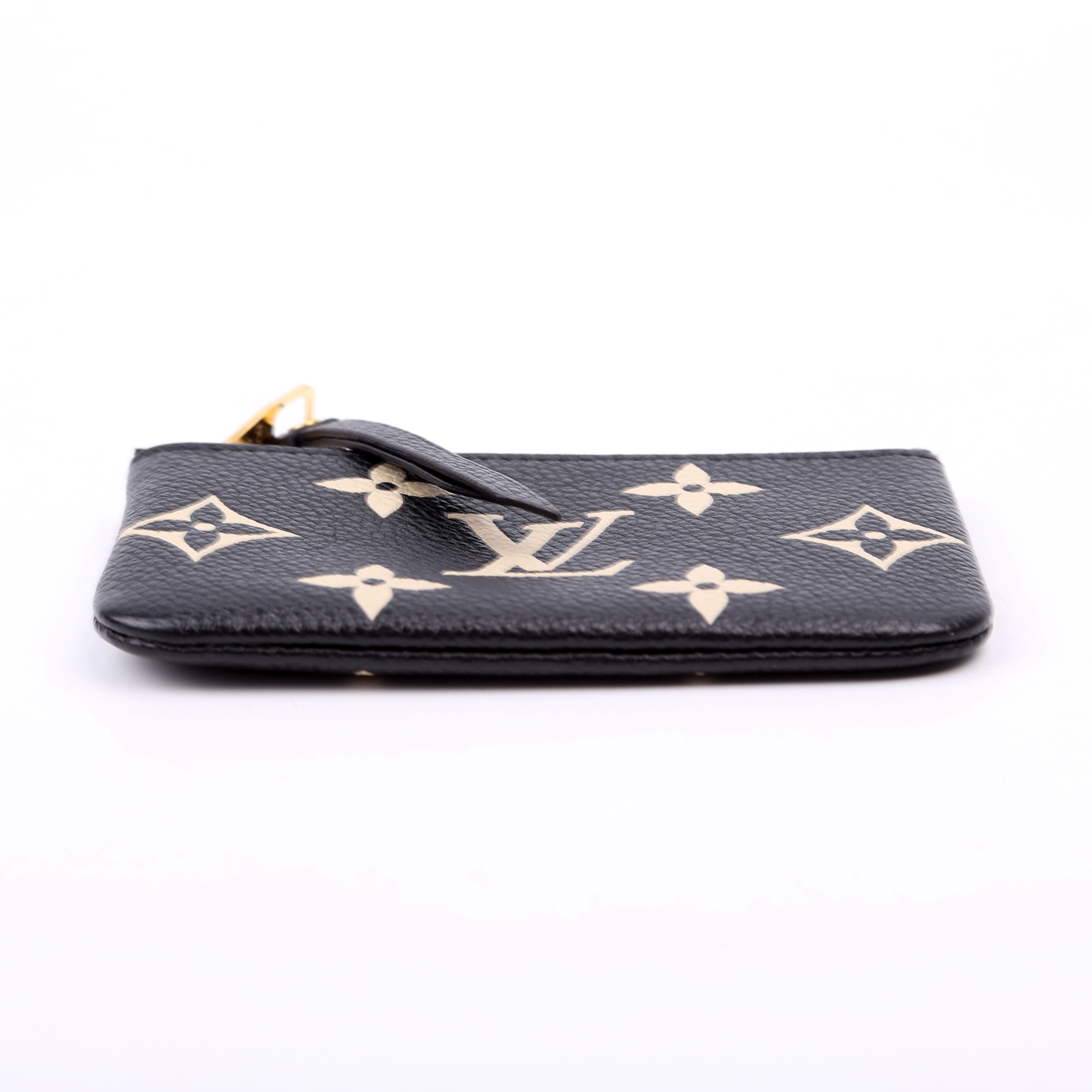 Pochette Cles New Model Bicolor Empreinte Black