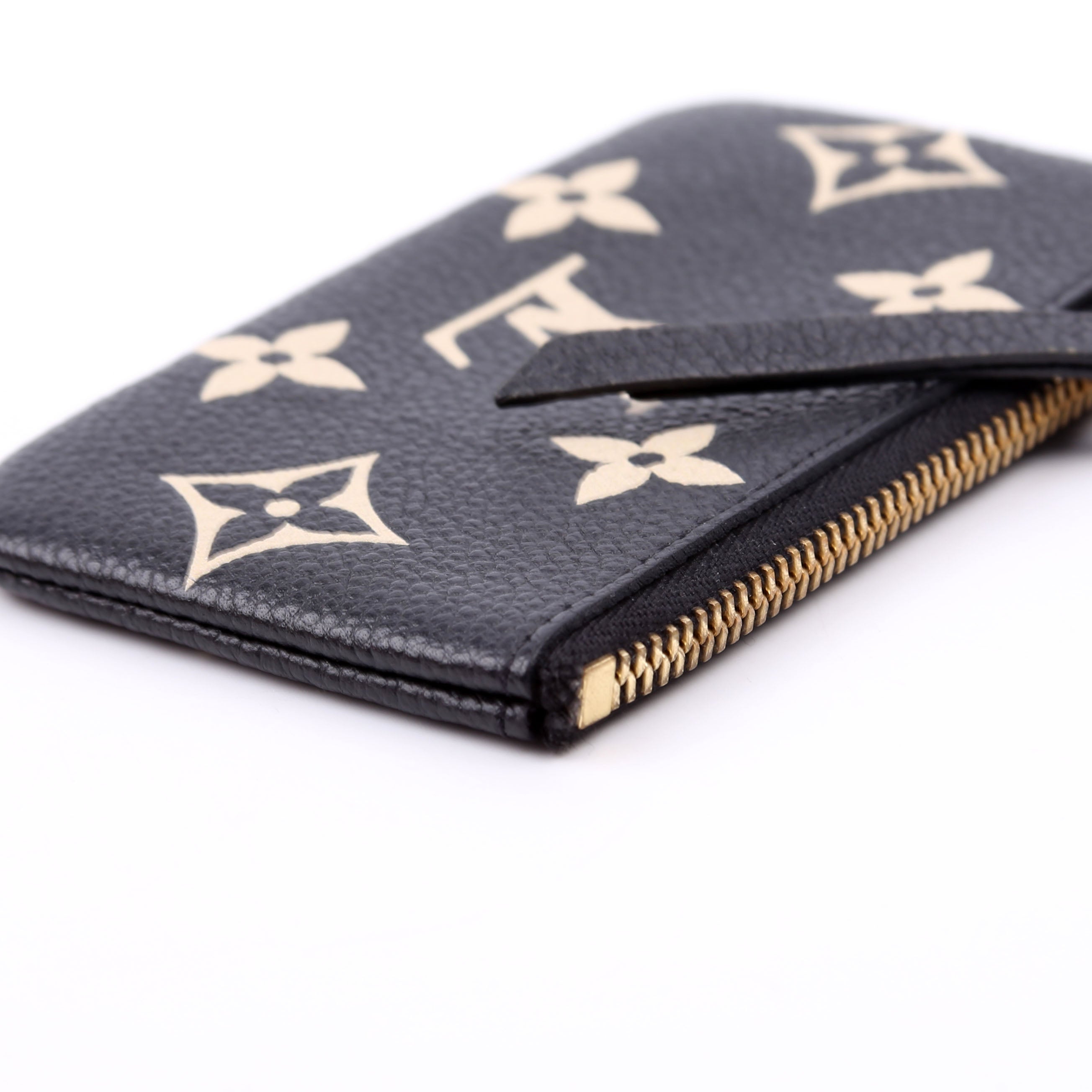Pochette Cles New Model Bicolor Empreinte Black