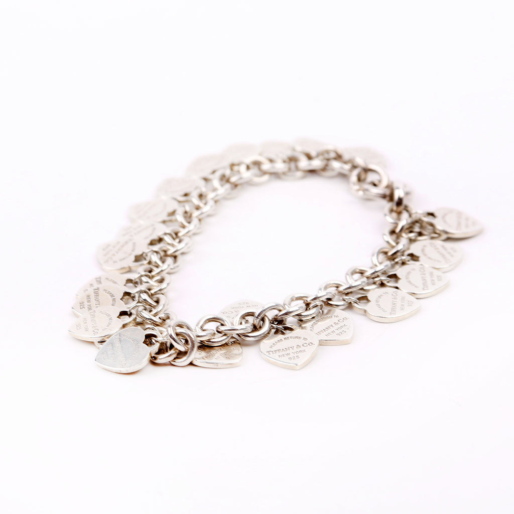 Please Return Multi Heart Bracelet 925