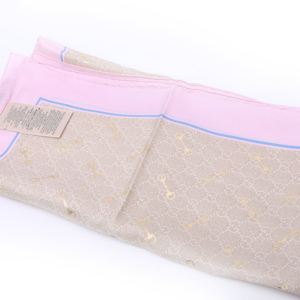 662576 GG with Horsebit Silk Square 90CM