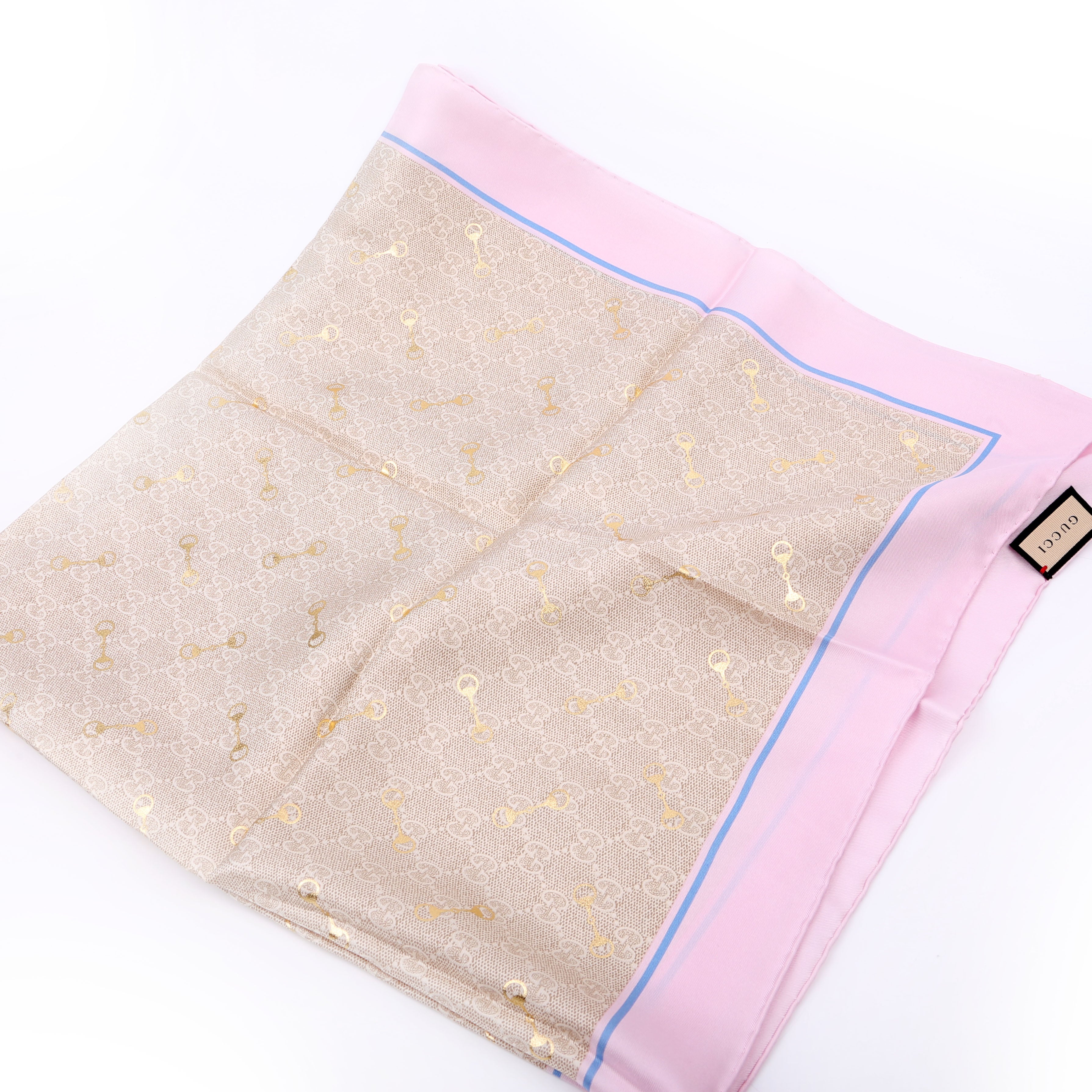 662576 GG with Horsebit Silk Square 90CM