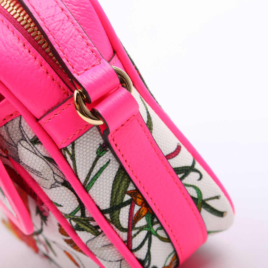 550147 Flora Canvas Crossbody Pink