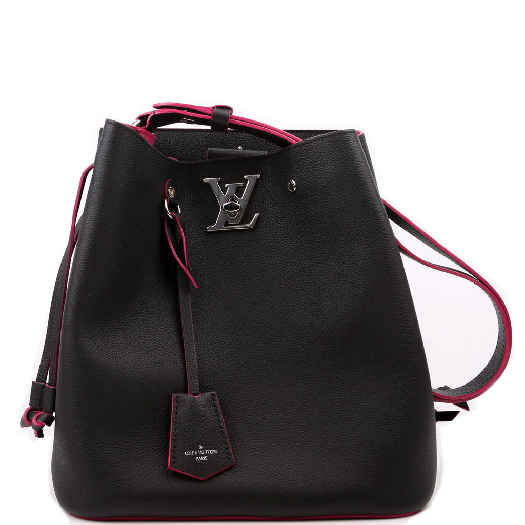 Lockme Bucket Bag Black/Pink