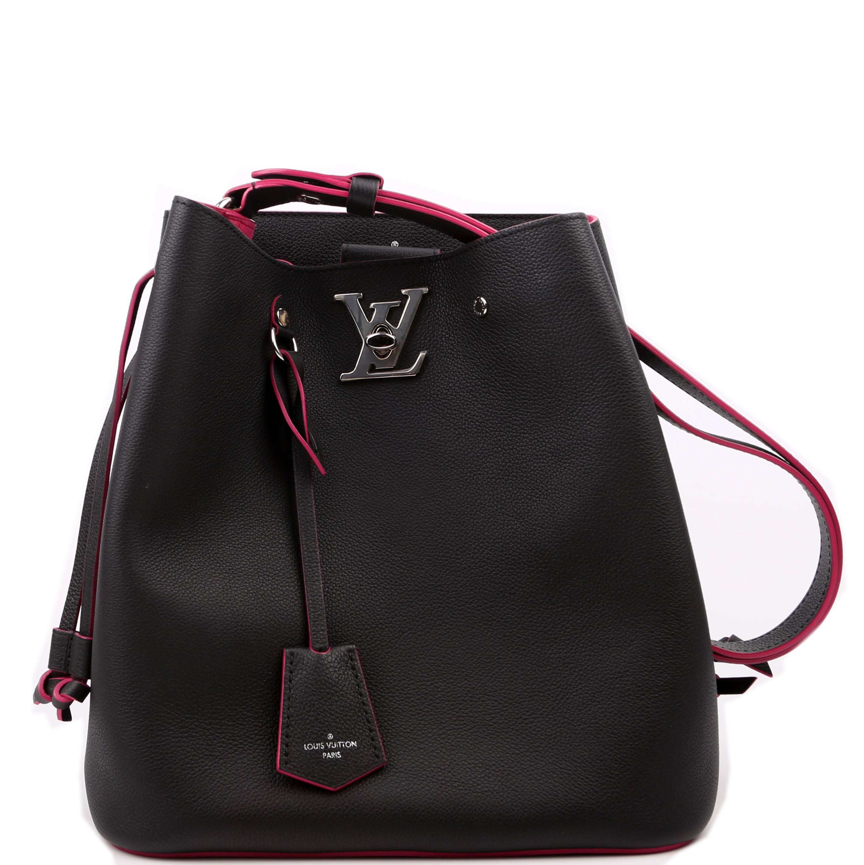 Lockme Bucket Bag Black/Pink