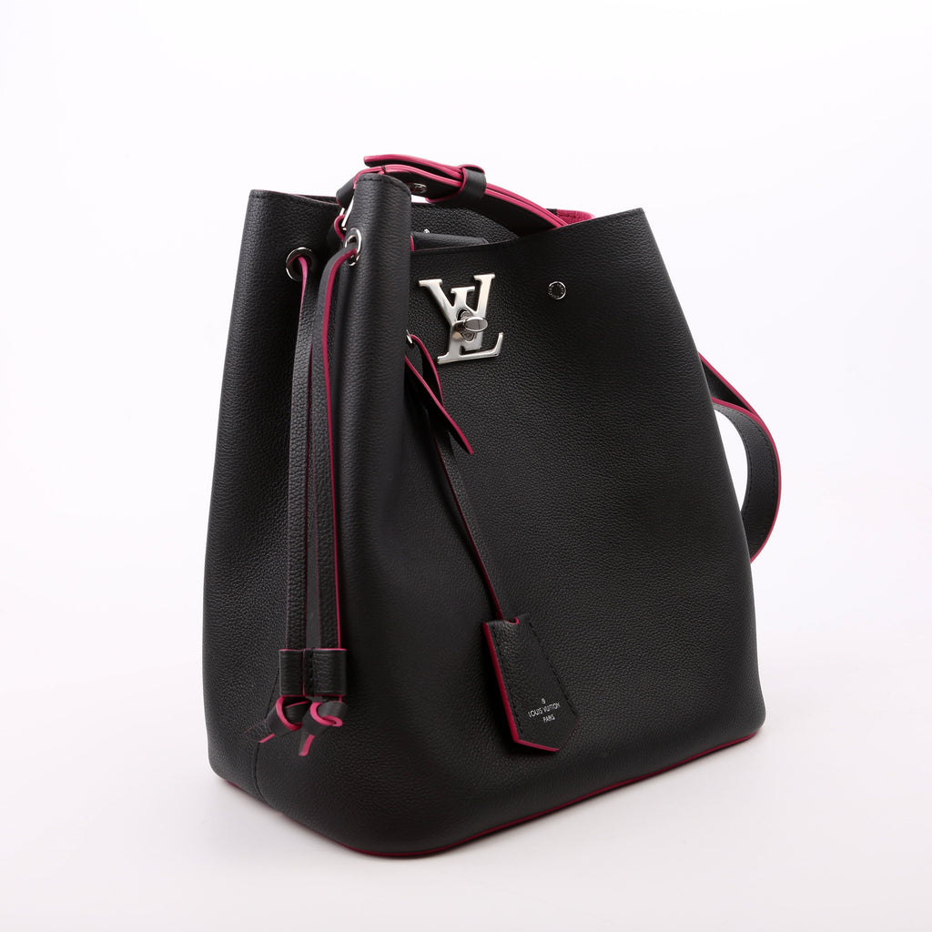 Lockme Bucket Bag Black/Pink