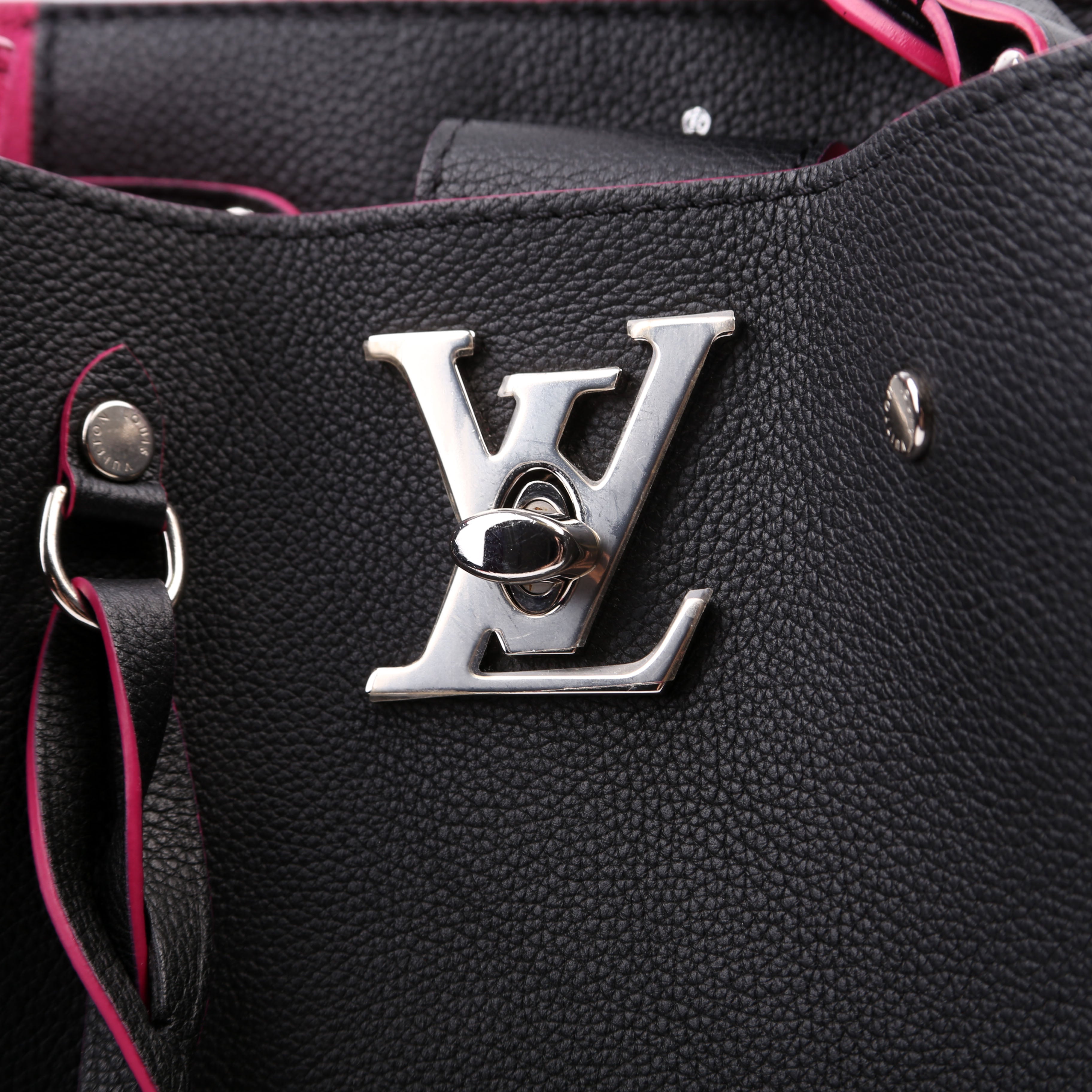 Lockme Bucket Bag Black/Pink