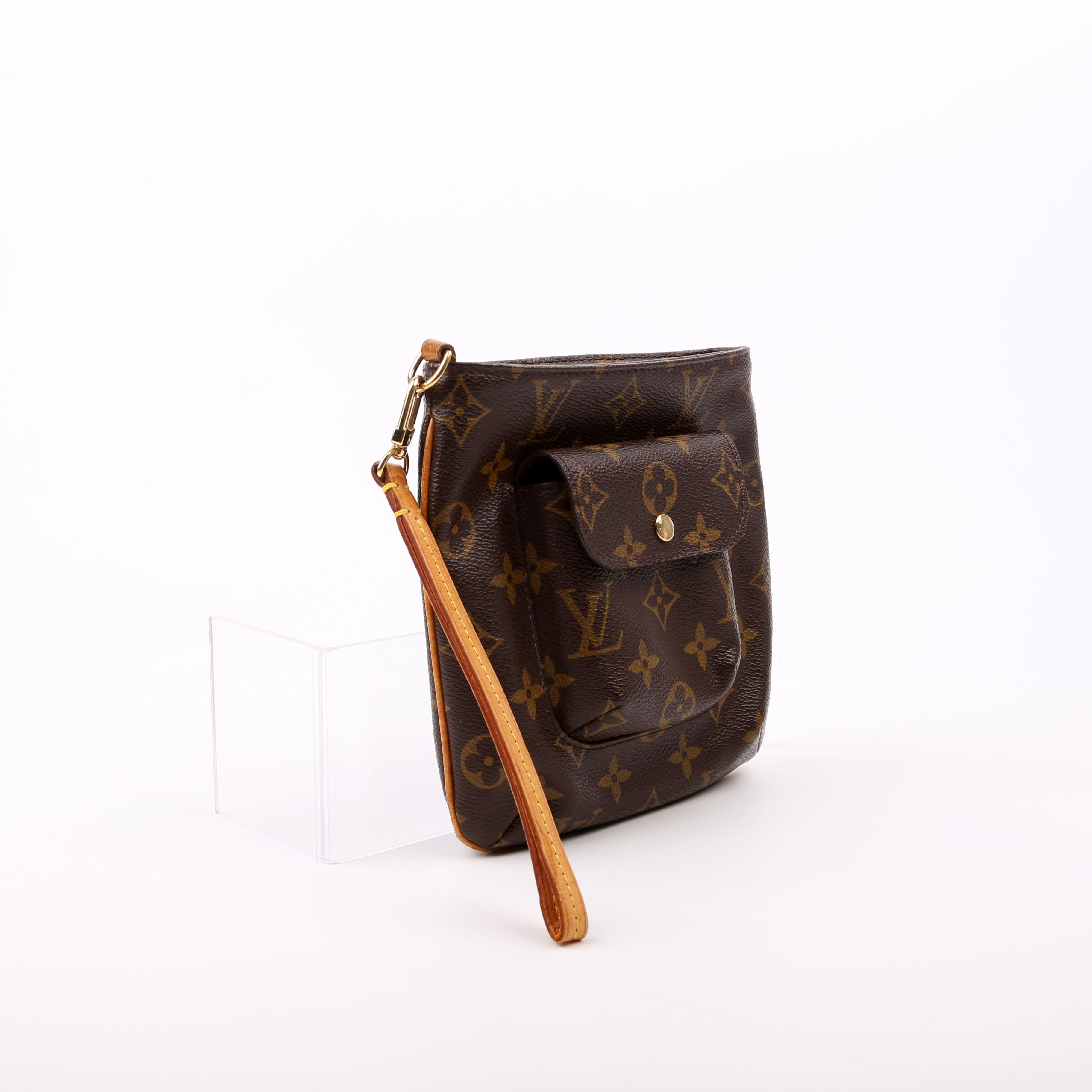 Partition Wristlet Clutch Monogram
