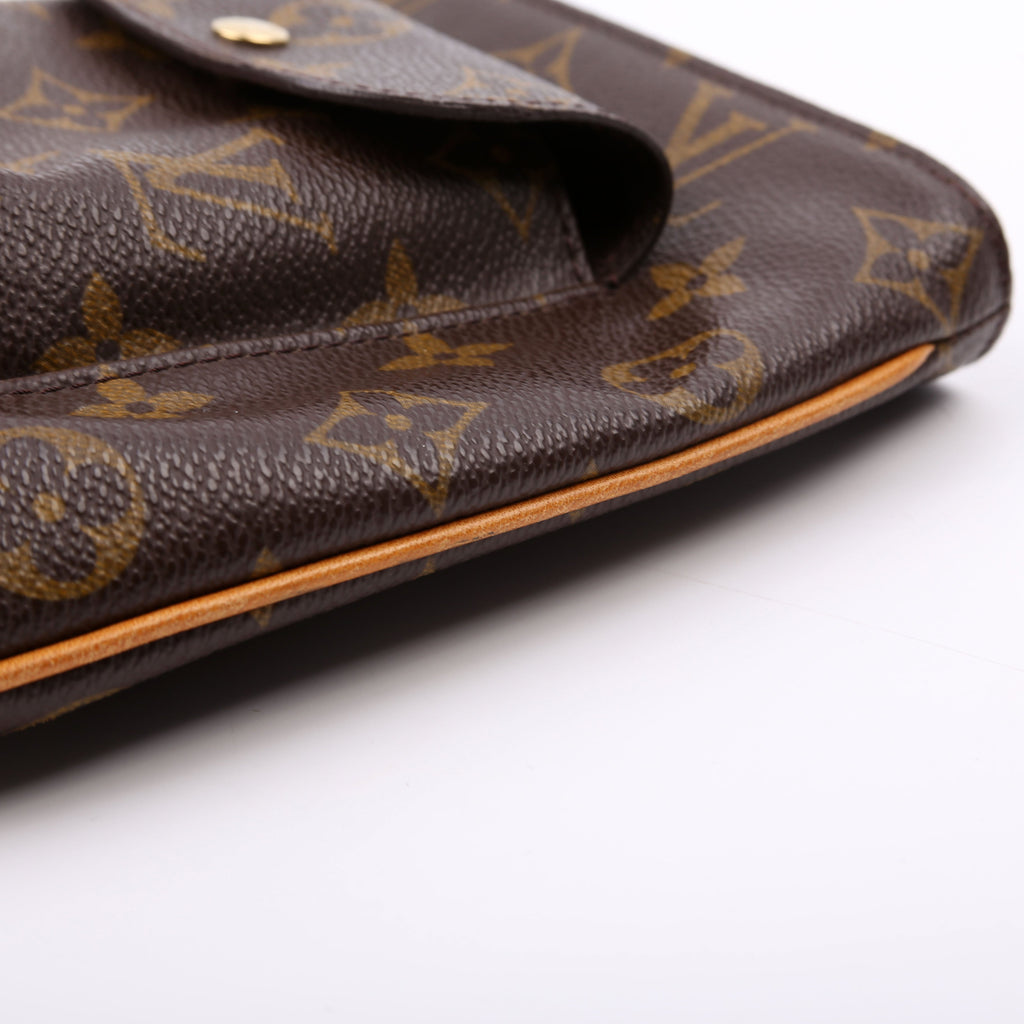 Partition Wristlet Clutch Monogram