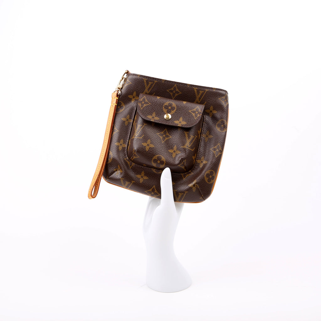 Partition Wristlet Clutch Monogram