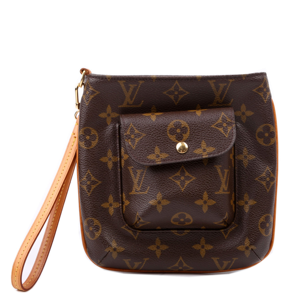 Partition Wristlet Clutch Monogram
