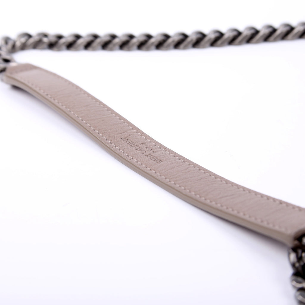 Niki medium Crinkle Leather Taupe