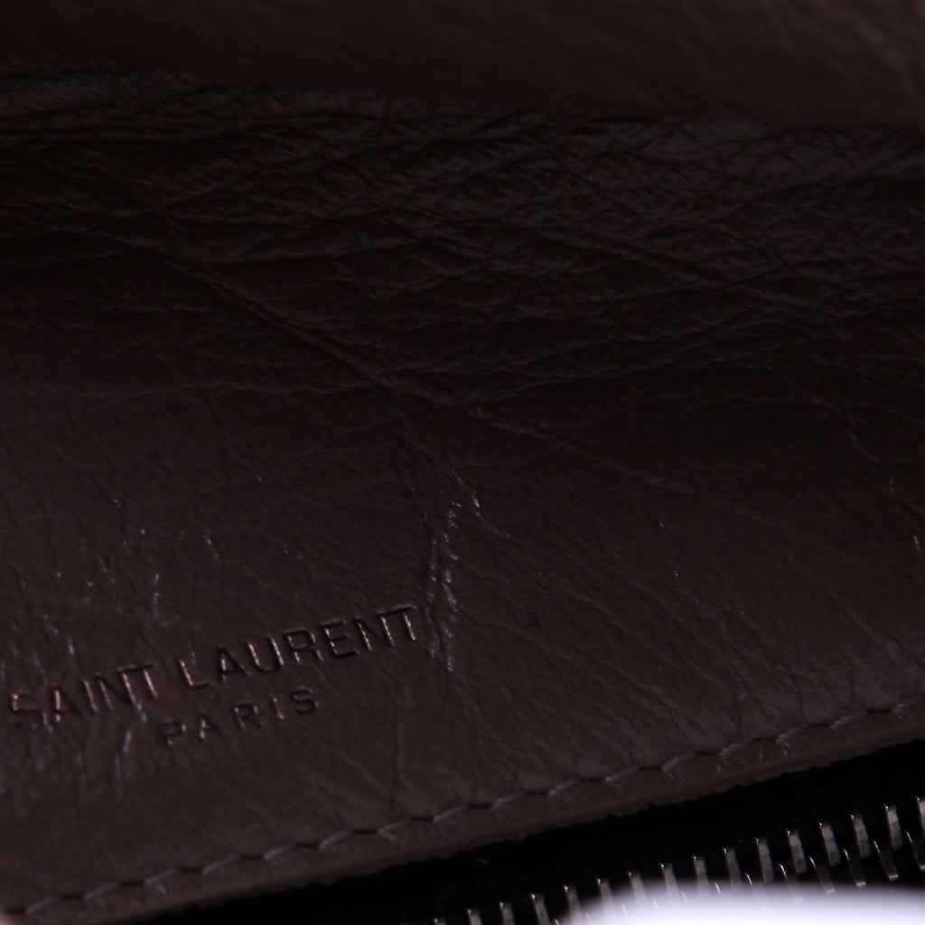 Niki medium Crinkle Leather Taupe