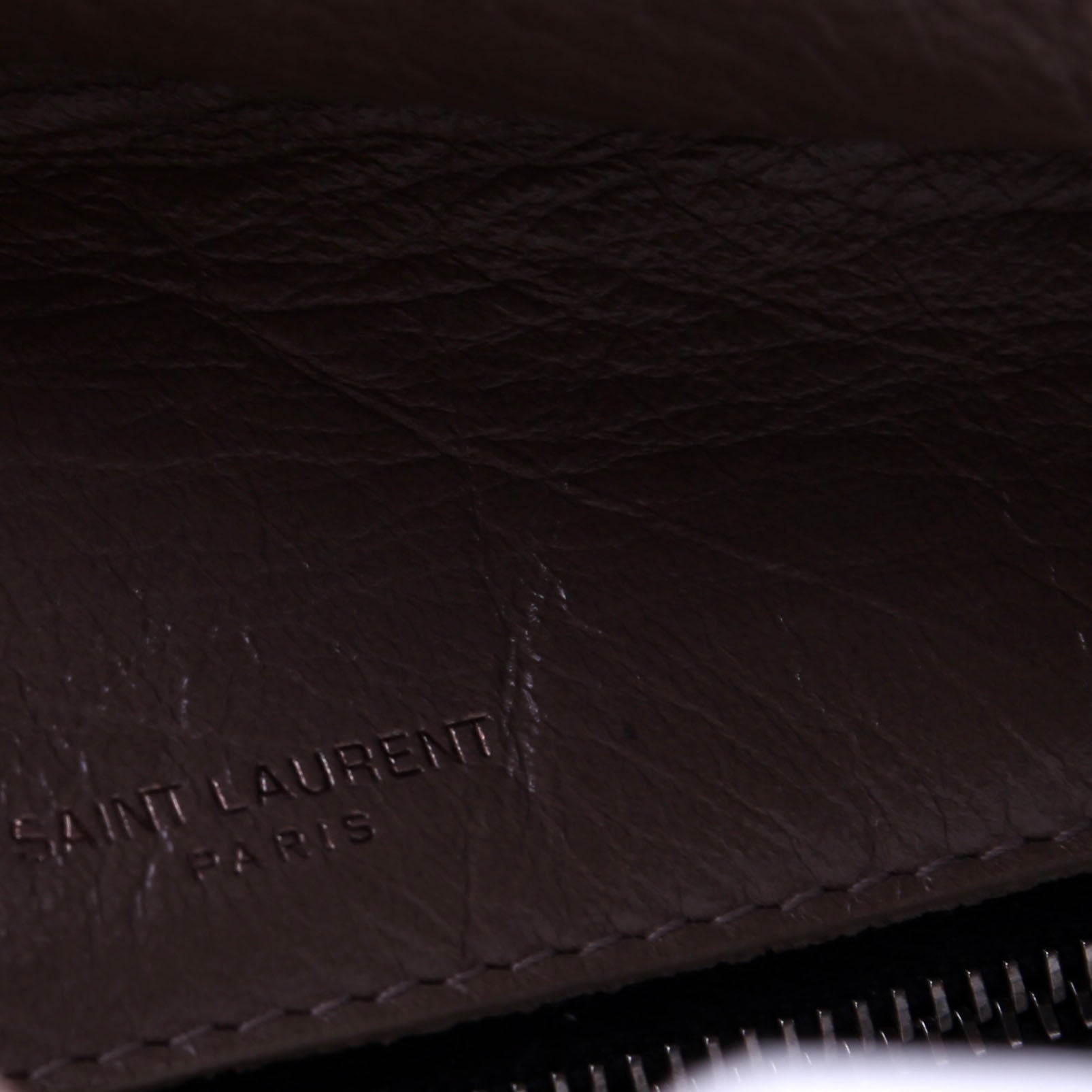 Niki medium Crinkle Leather Taupe
