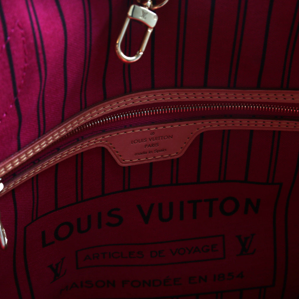 Neverfull MM Monogram Pink
