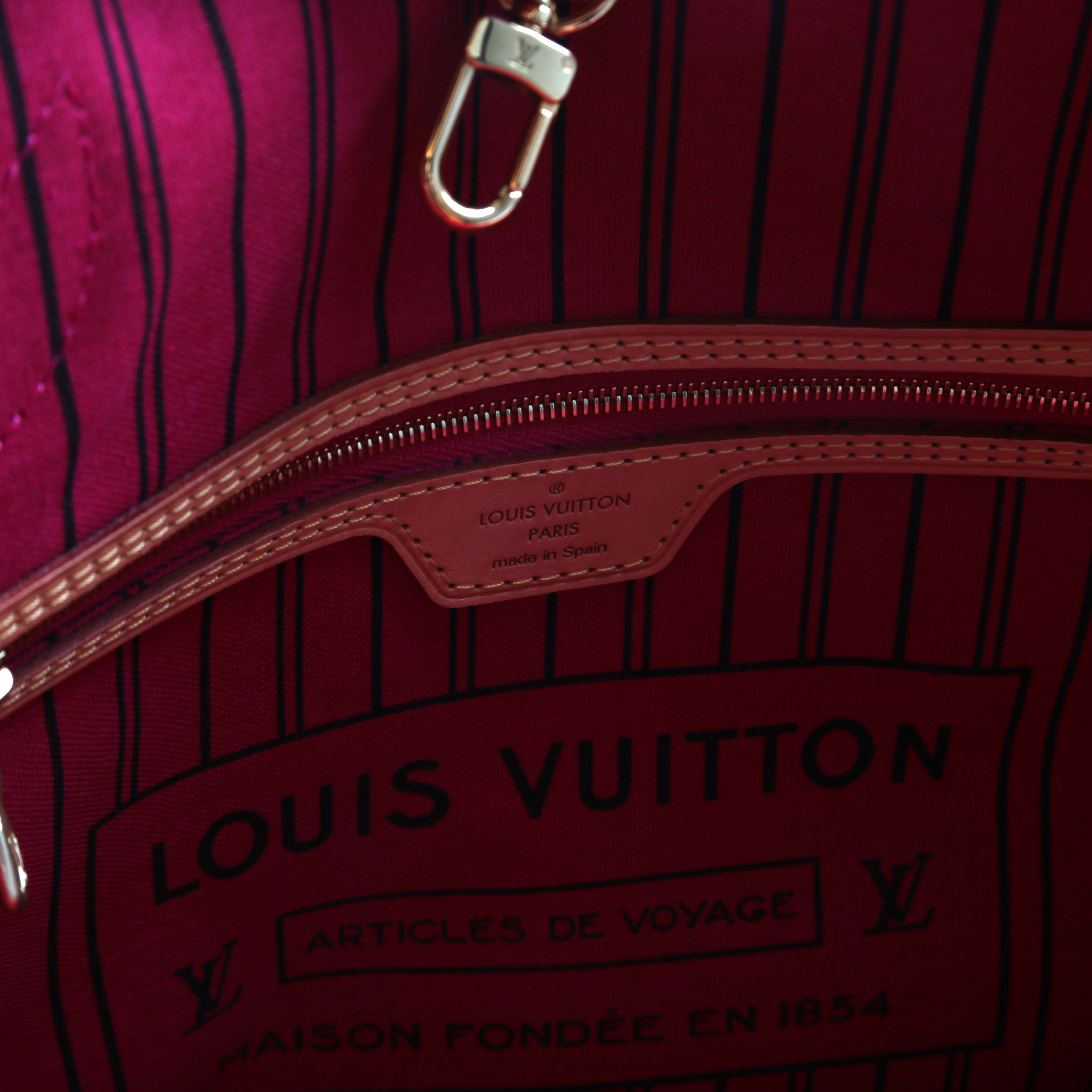 Neverfull MM Monogram Pink