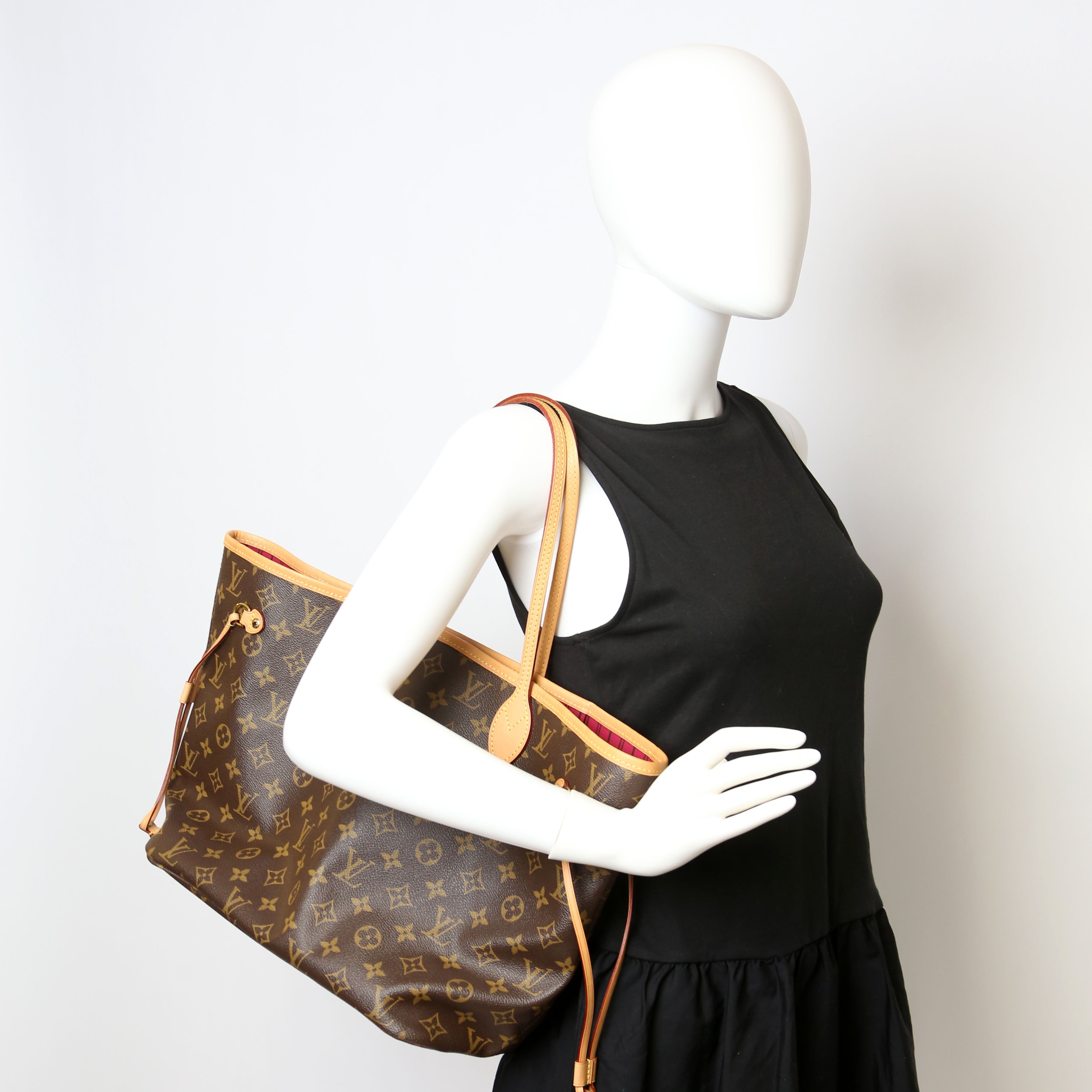 Neverfull MM Monogram Pink