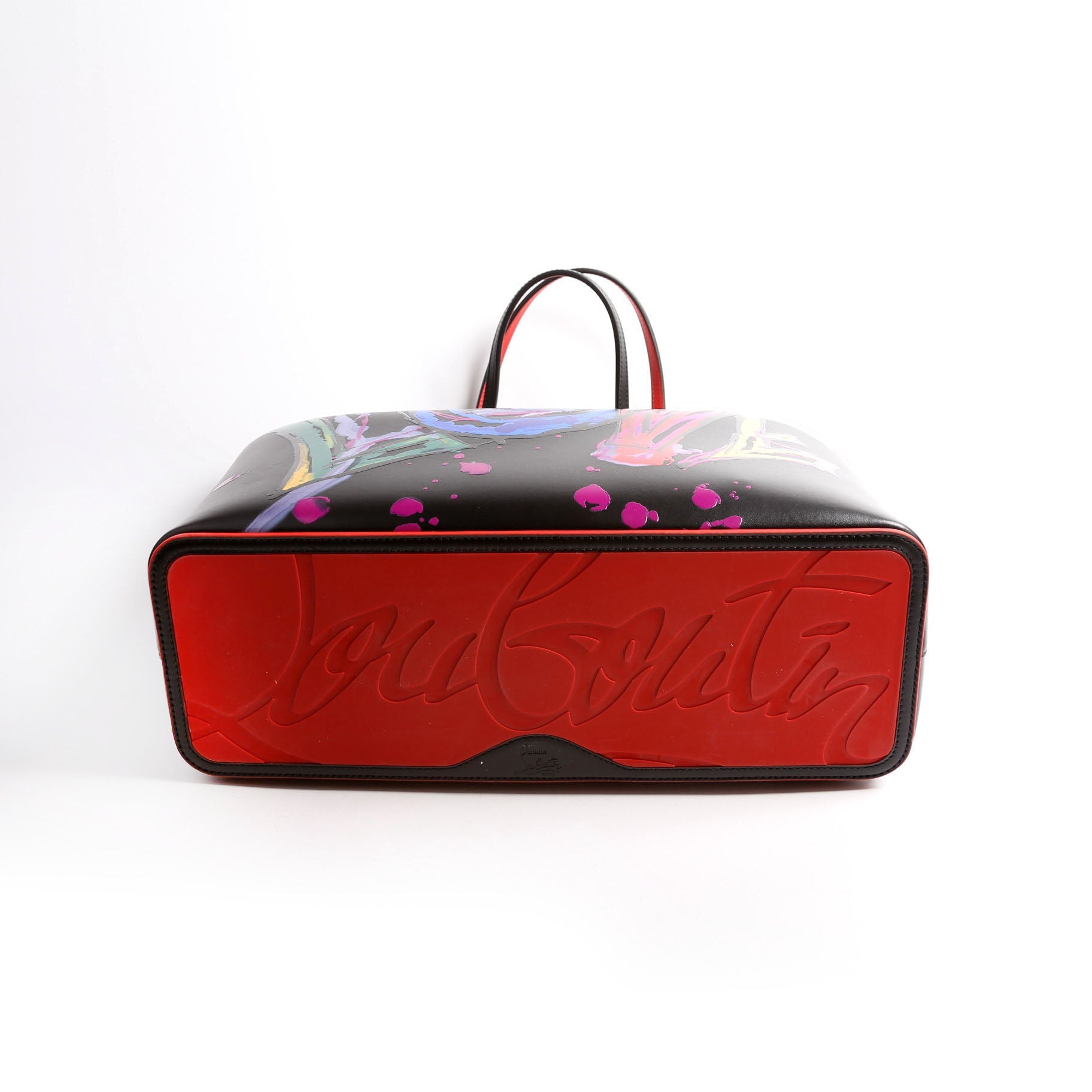 Cabata Love Tote With Pouch Leather Black/Multi