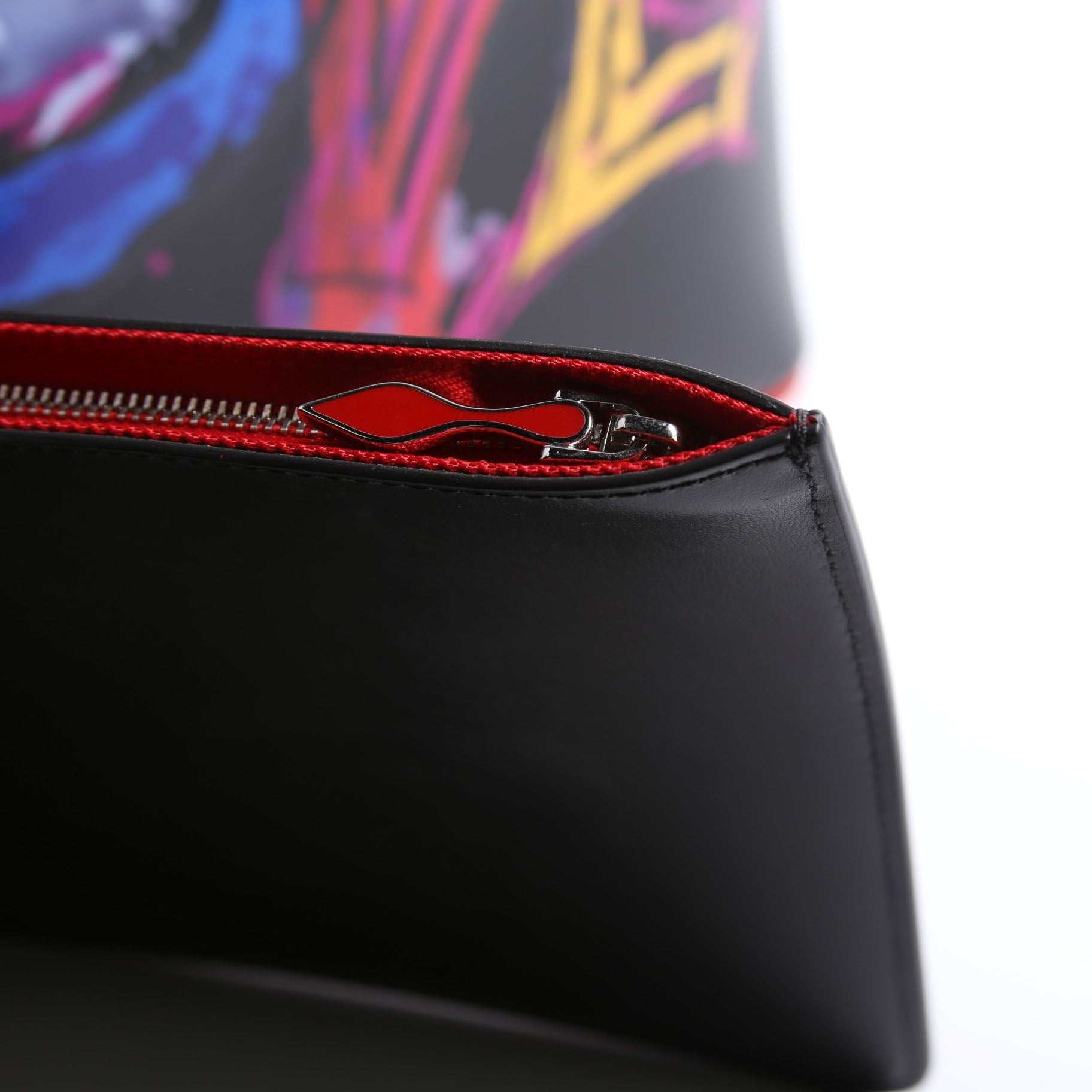 Cabata Love Tote With Pouch Leather Black/Multi