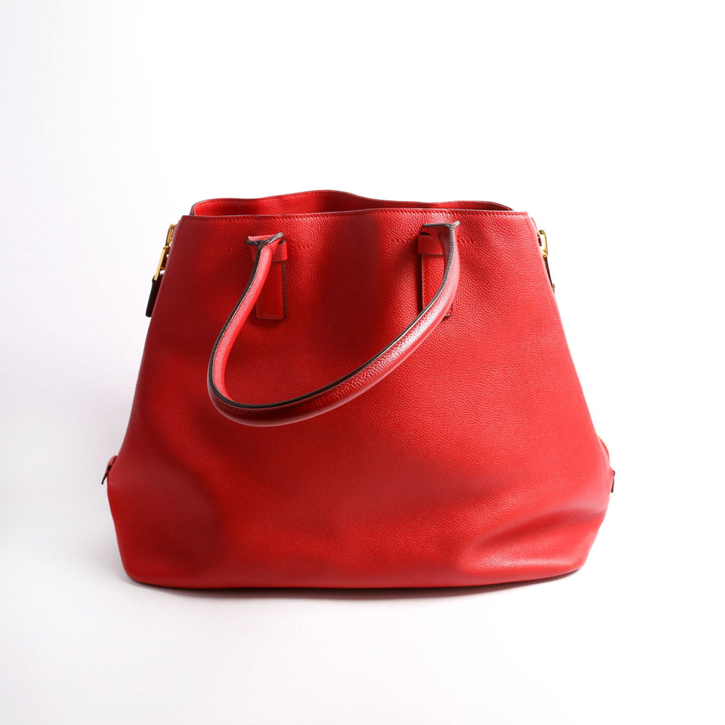 Jennifer Zip Tote Large Red