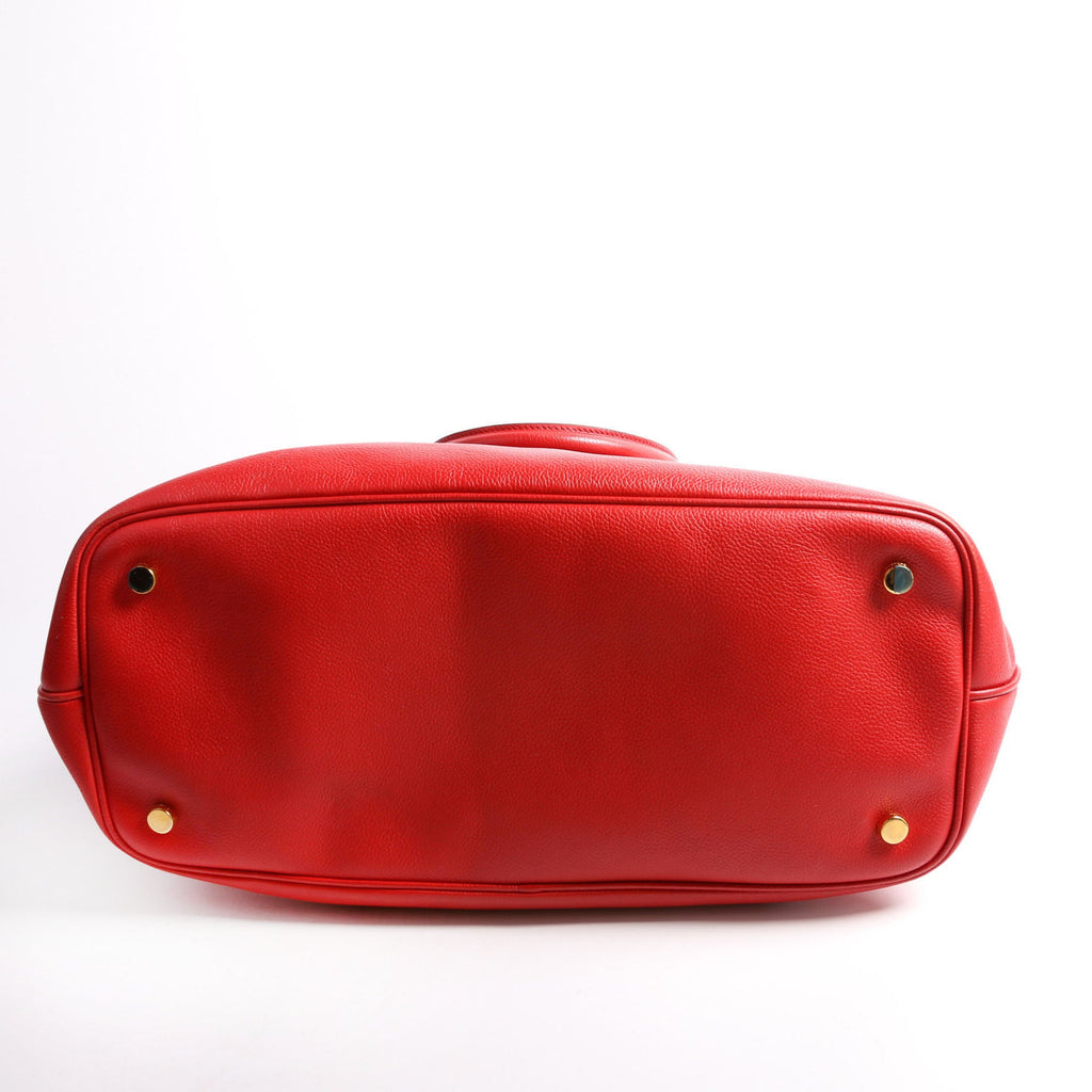 Jennifer Zip Tote Large Red