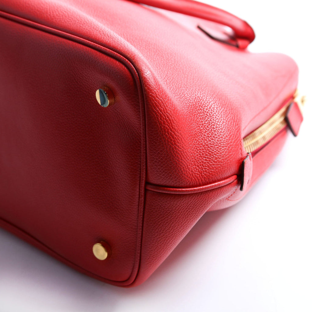 Jennifer Zip Tote Large Red
