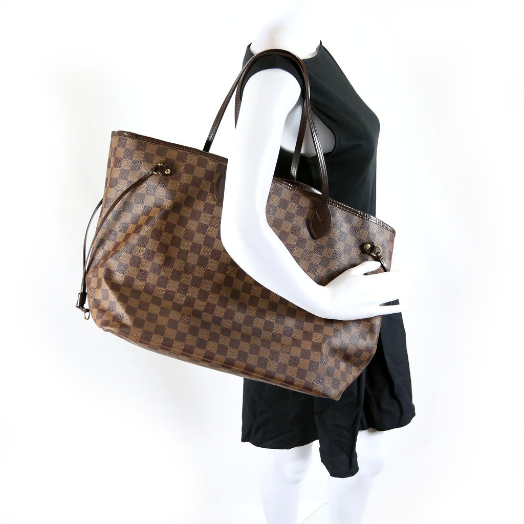 Neverfull GM Damier Ebene Red