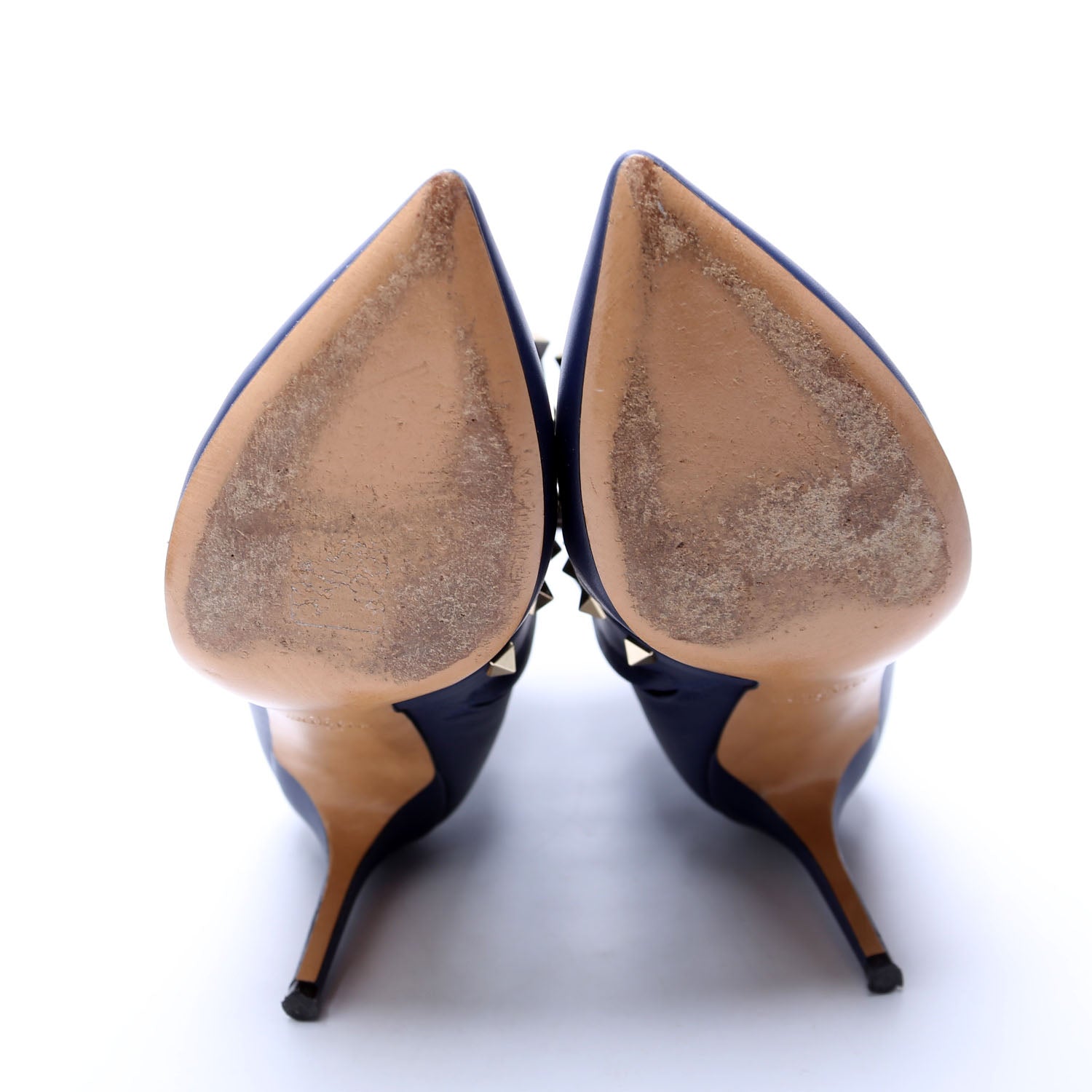 Rockstud Ankle Boots Size 37 Blue